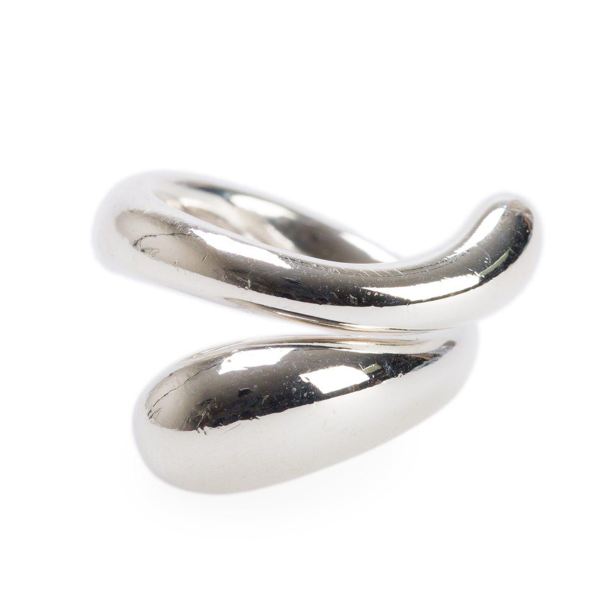 Tiffany & Co. Elsa Peretti Sterling Silver Teardrop Ring, Size 3.5
