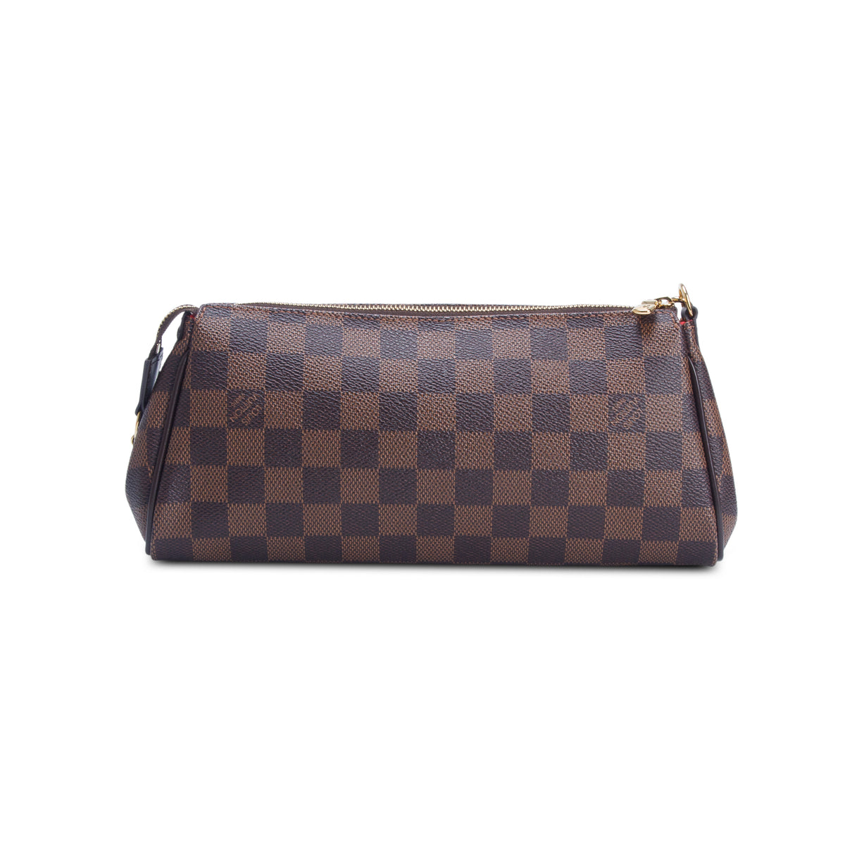 Louis Vuitton Damier Ebene Eva Clutch w/ Box & Straps
