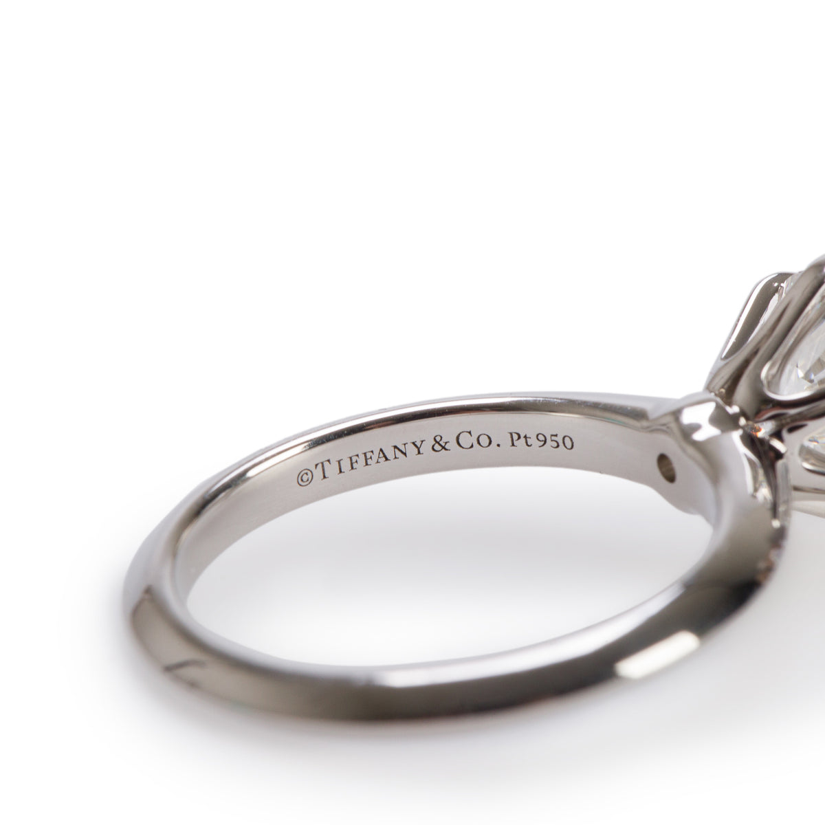 Tiffany & Co. Platinum 1.87 ct. Diamond Solitaire Engagement Ring, Size 6 w/ Box & Papers