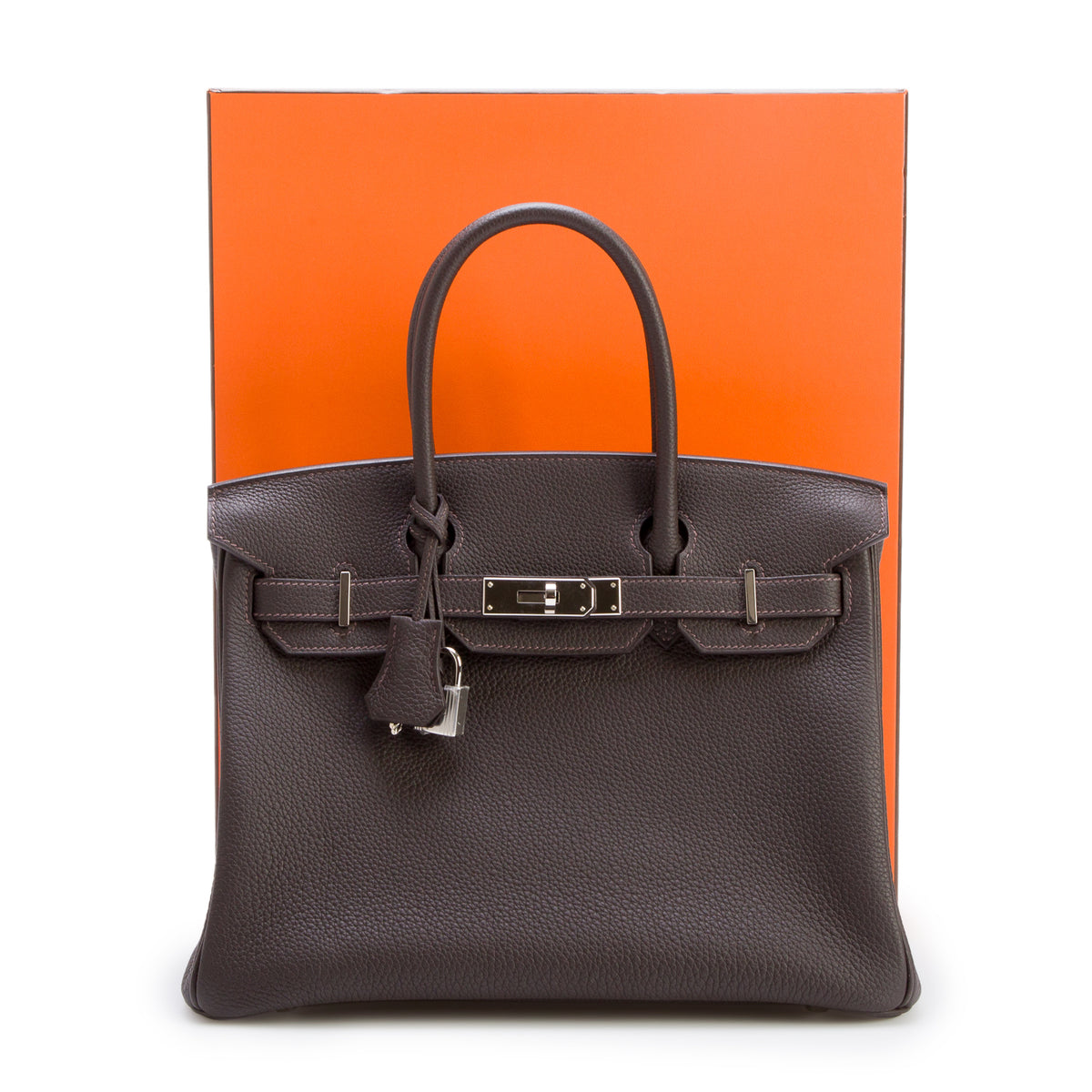 Hermes 2025 Chocolat Togo Birkin 30 w/ Box