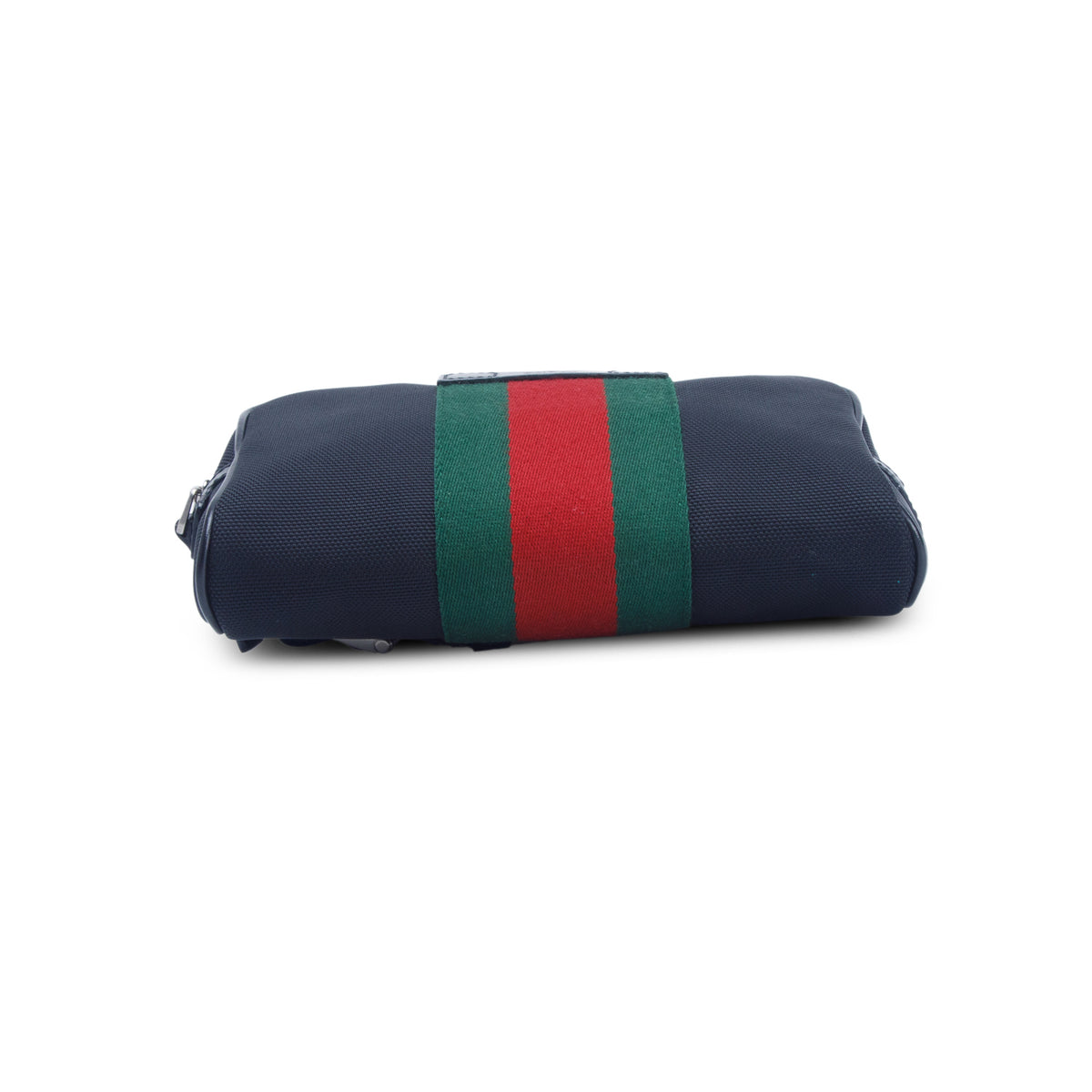 Gucci Black Techno Canvas Web Waist Bag