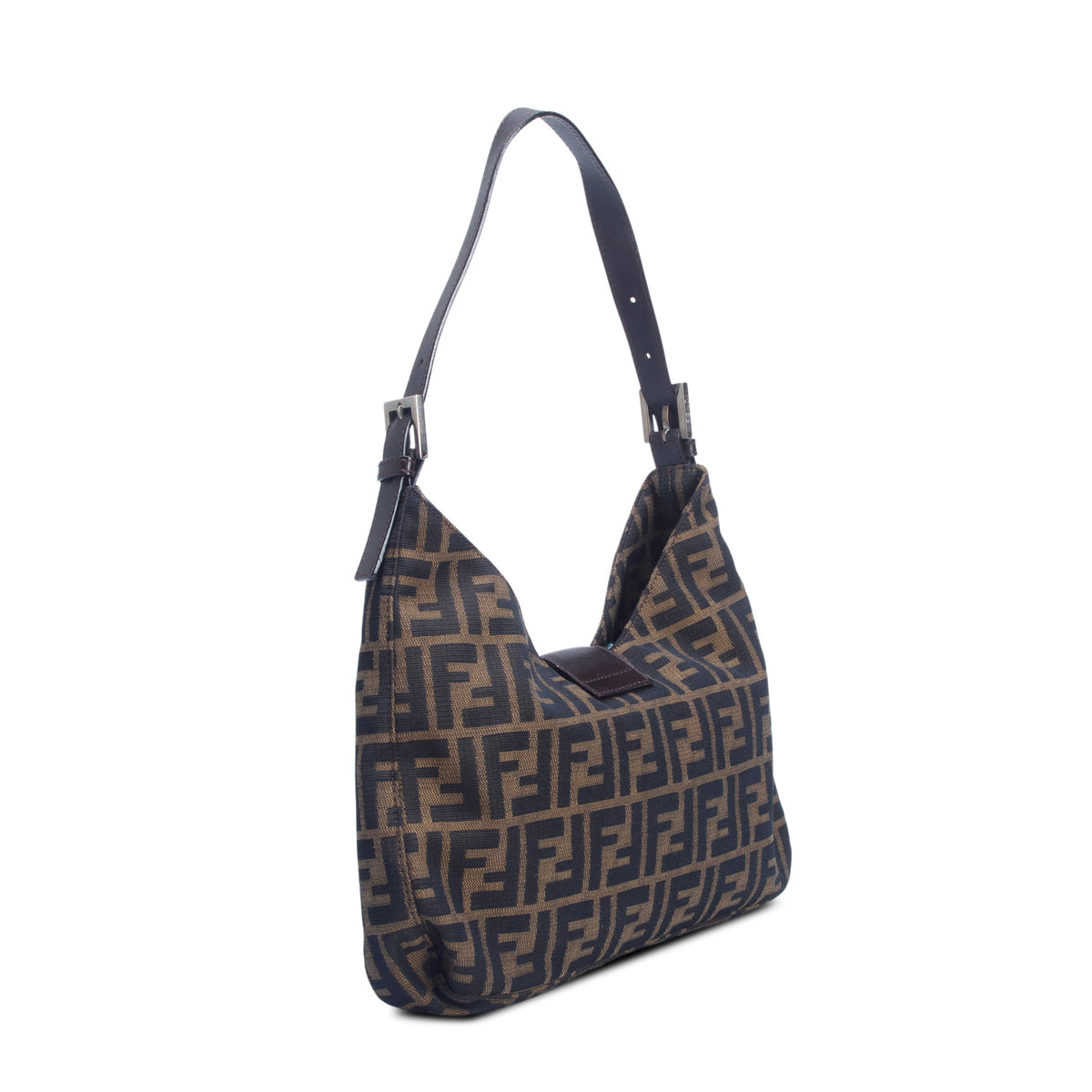Fendi Brown Zucca Hobo