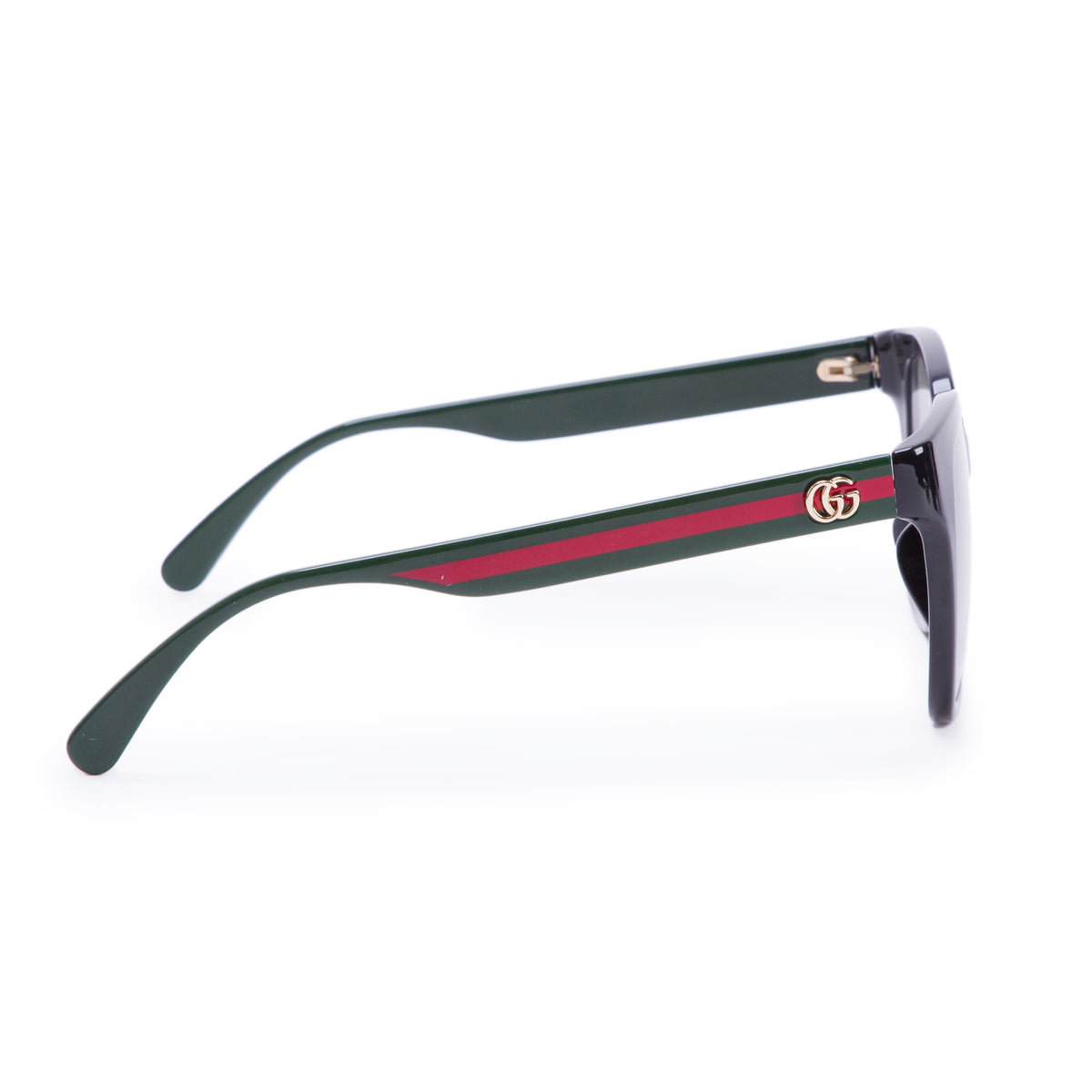 Gucci GG0715SA Black Web Acetate Square Sunglasses w/ Case