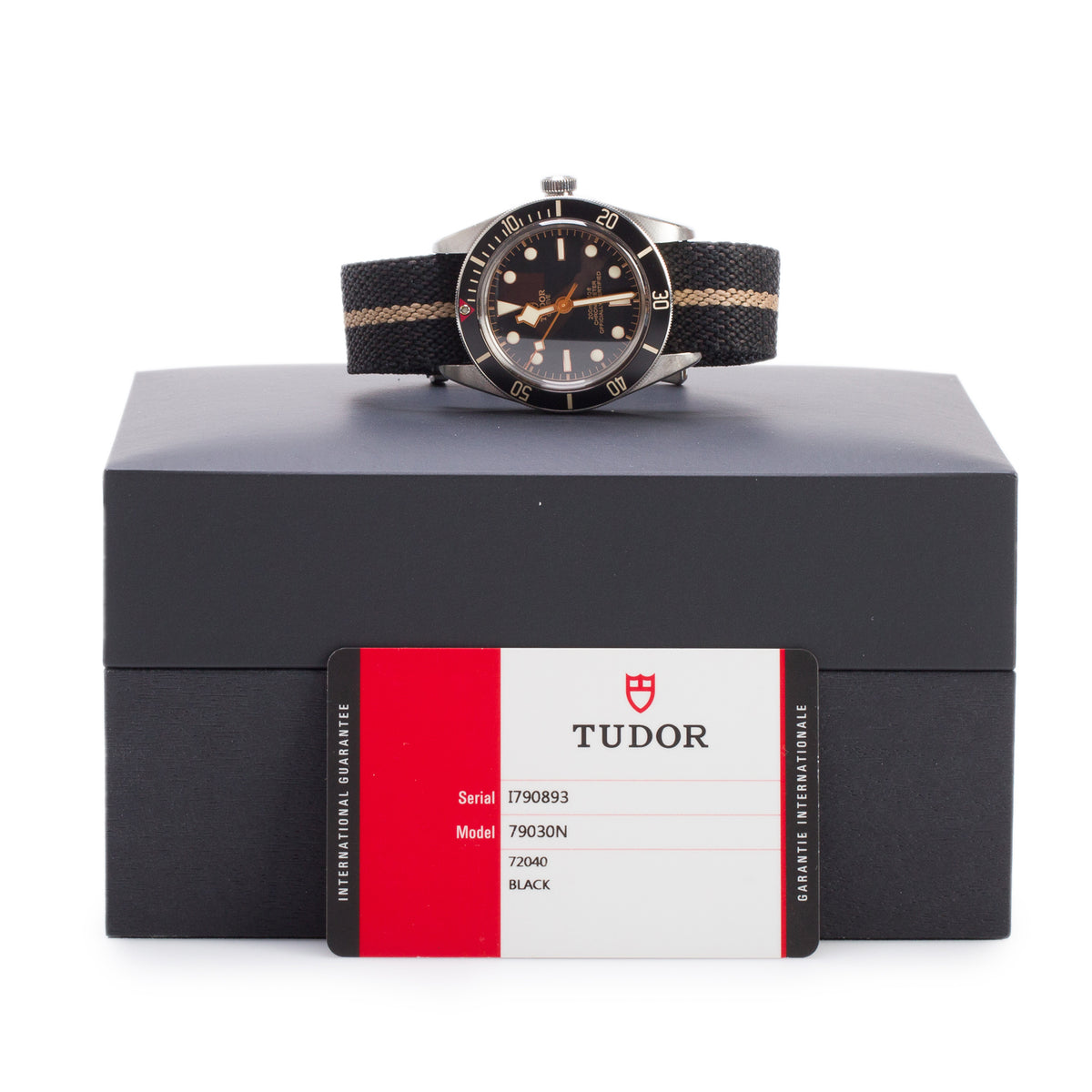 Tudor Stainless Steel Black Bay Fifty-Eight 39 MM Automatic Watch Black Dial 79030N w/ Box & Papers