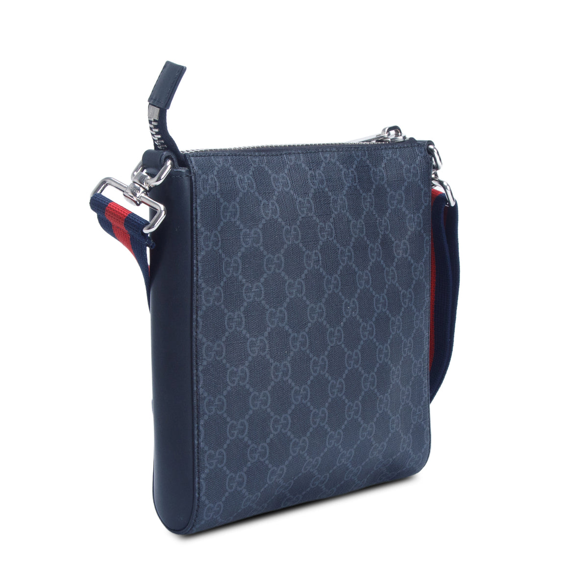 Gucci Black GG Supreme Small Messenger Bag