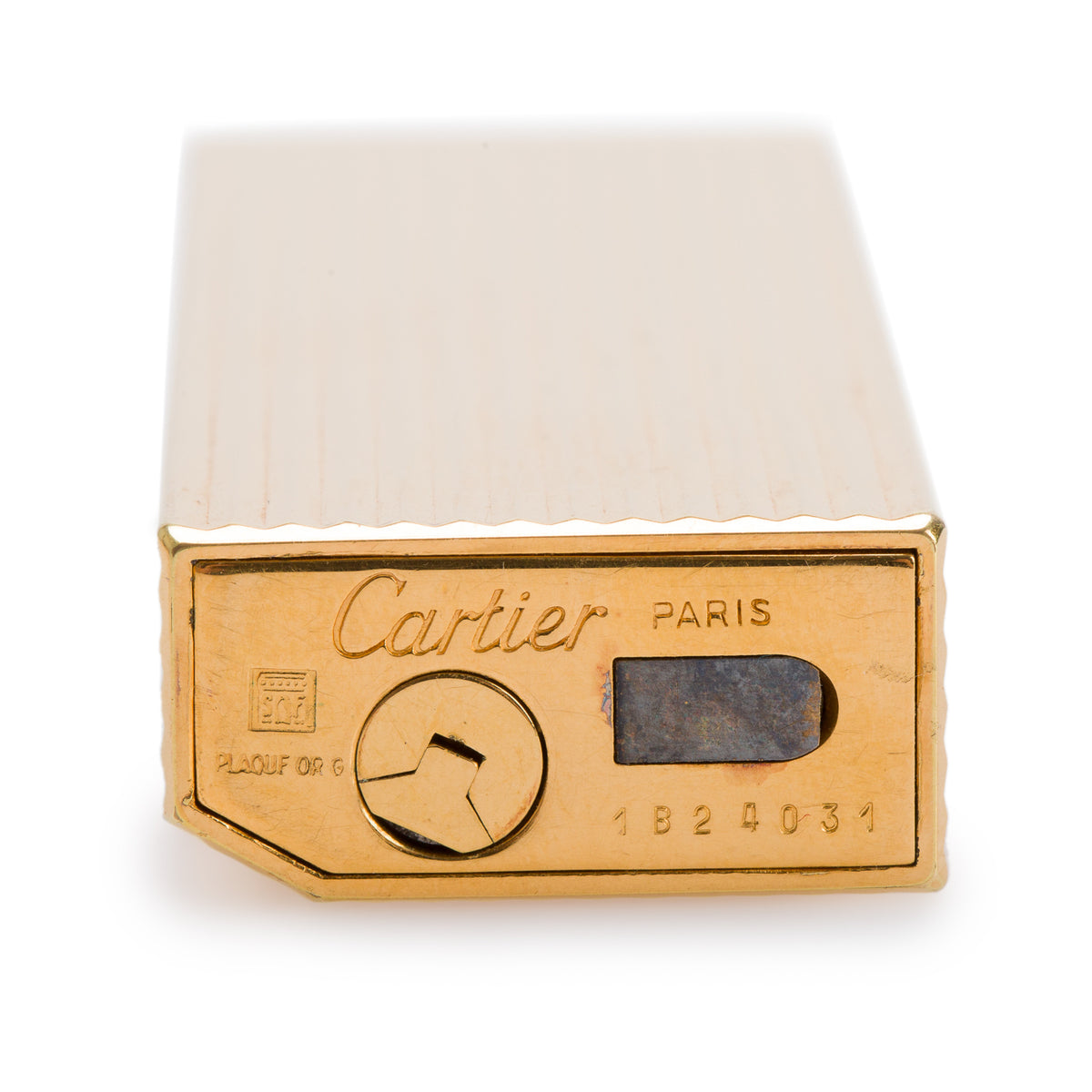 Cartier Vintage Gold-Plated Must de Cartier Lighter