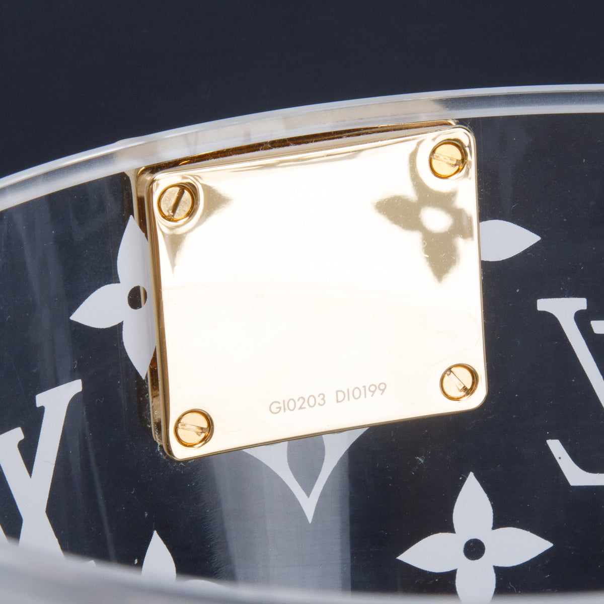 Louis Vuitton White Plexiglass Scott Box