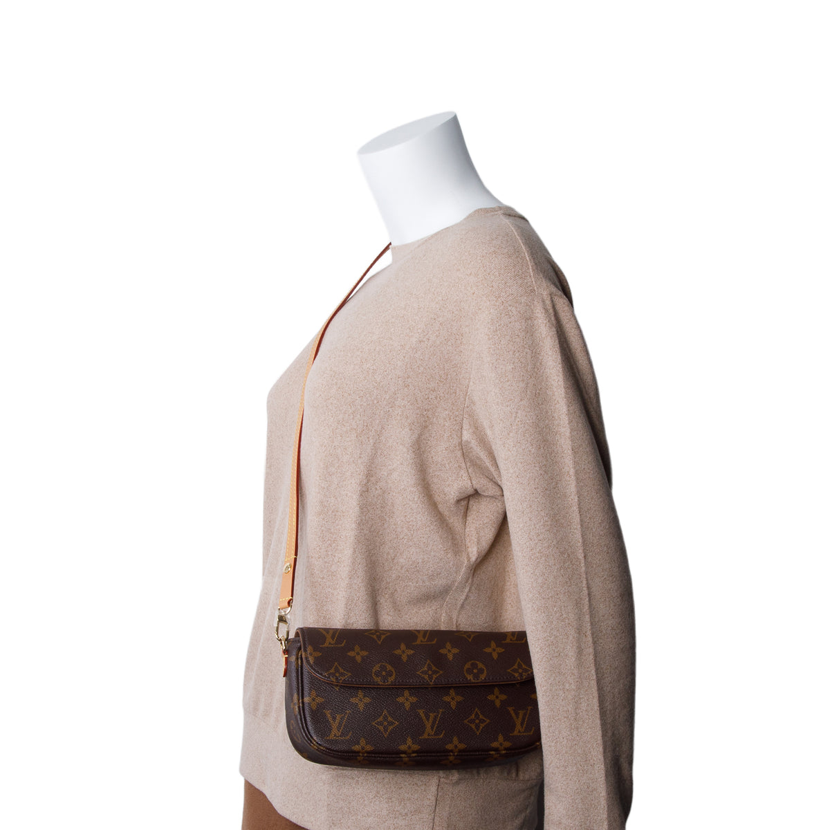 Louis Vuitton Monogram Ivy Wallet on Chain w/ Box & Straps
