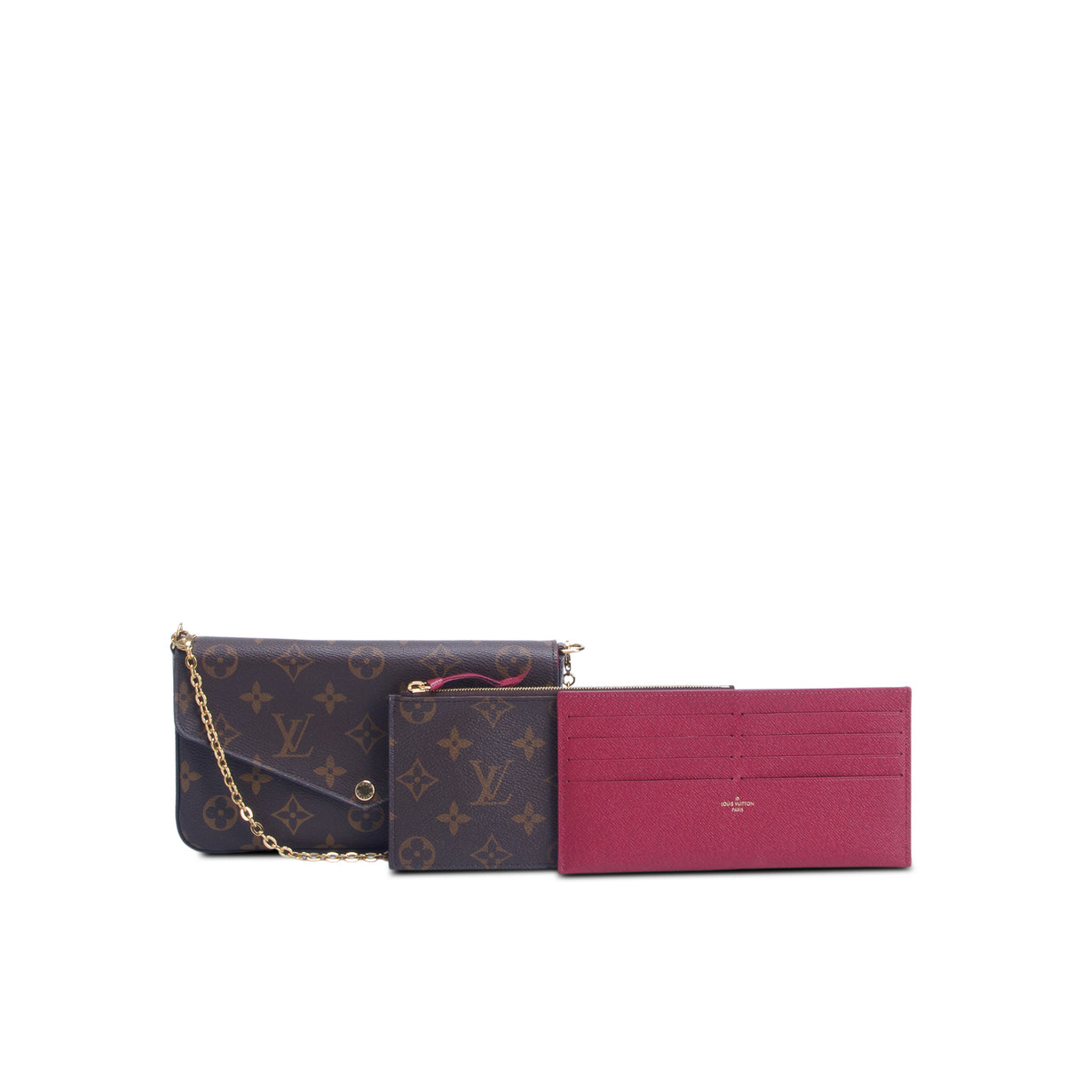 Louis Vuitton Monogram Pochette Felicie w/ Inserts