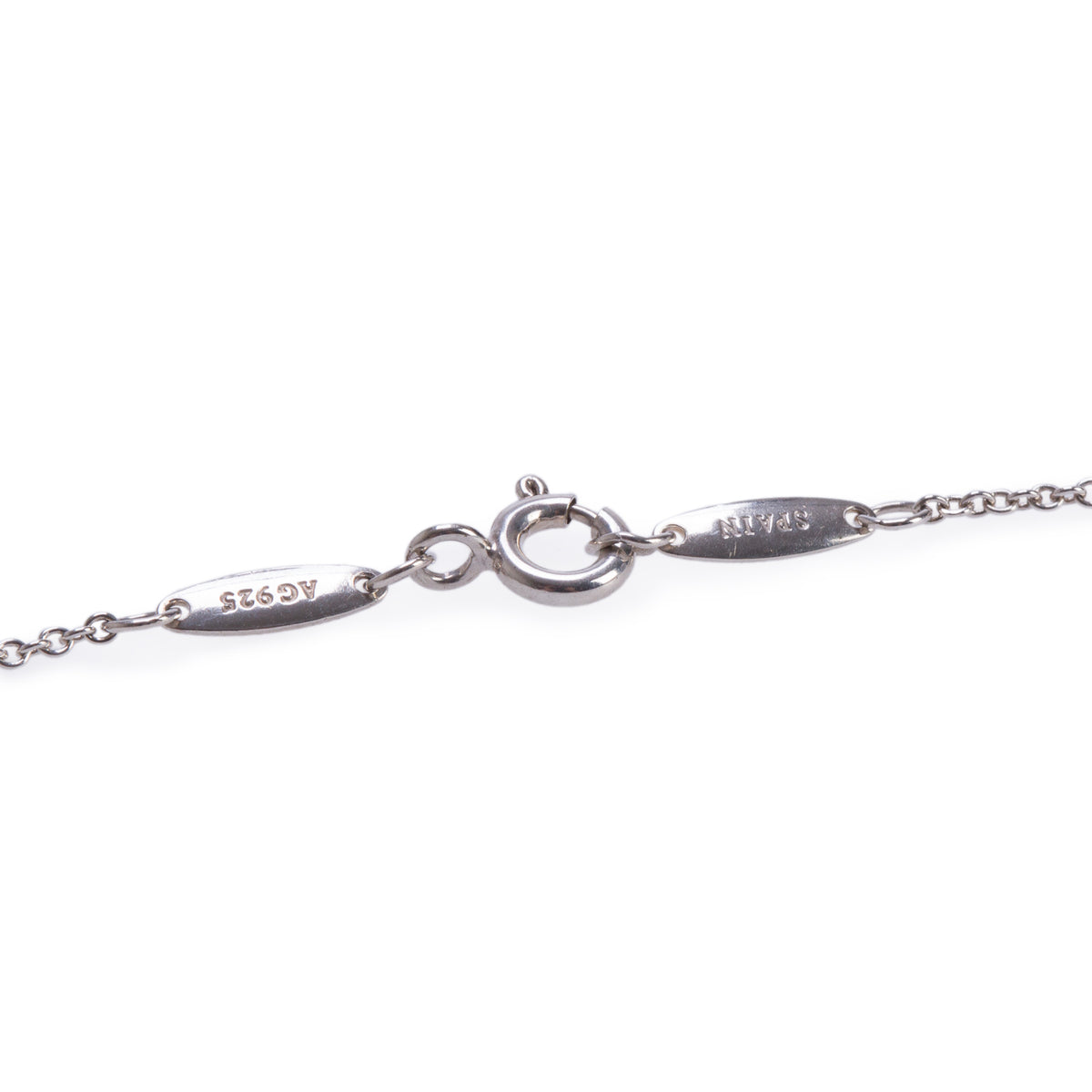Tiffany & Co. Elsa Peretti Sterling Silver Color by the Yard Green Turquoise Pendant Necklace