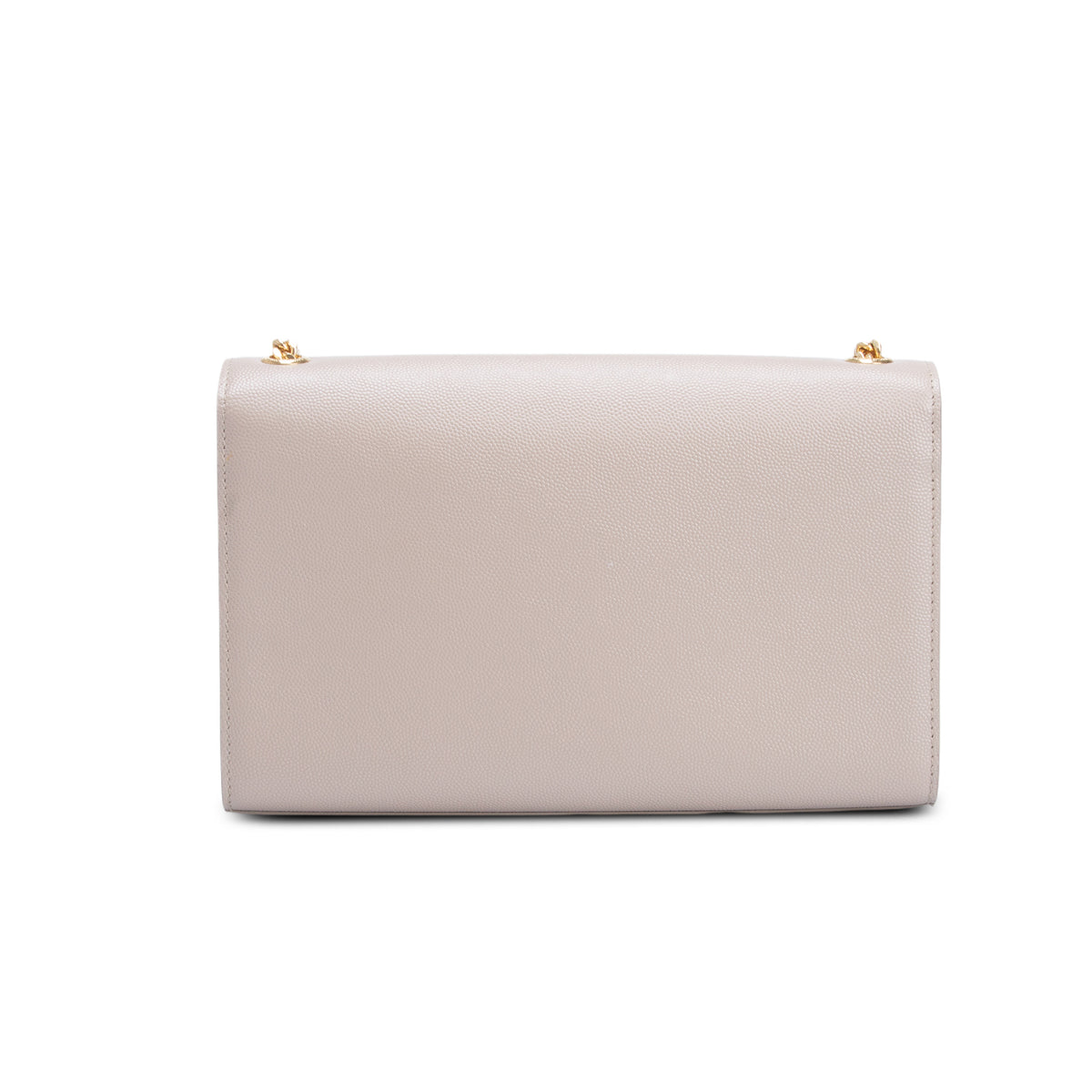 Saint Laurent 2022 Brown Grain De Poudre Medium Kate Bag w/ Box