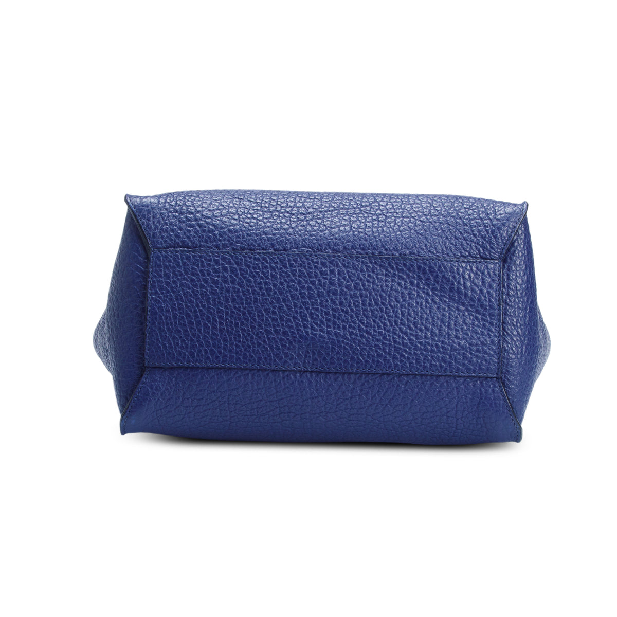 Burberry Blue Heritage Grain Medium Woodbury Tote