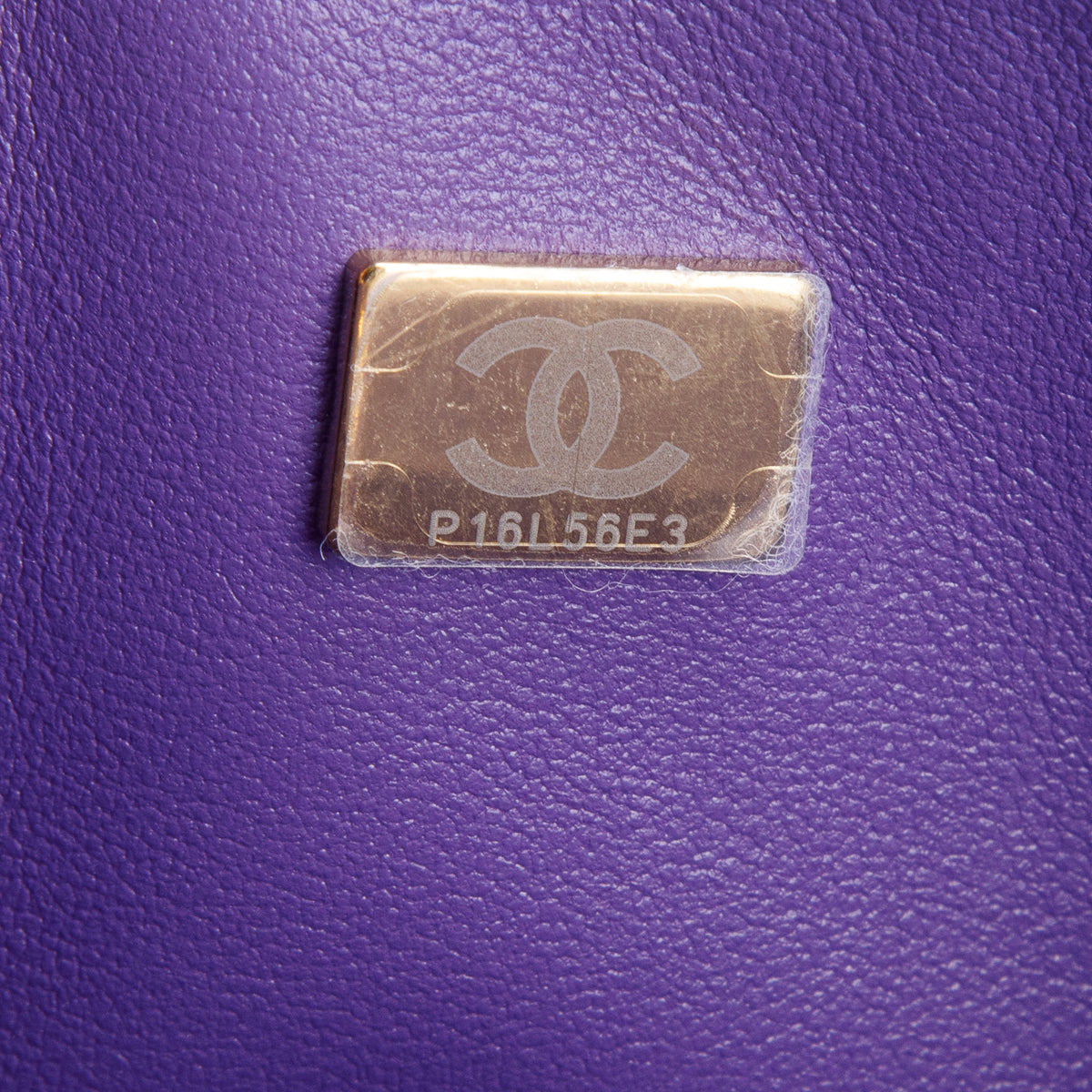 Chanel 2025 Purple Quilted Caviar Leather Classic Small Double Flap Bag w/ Box & Receipt