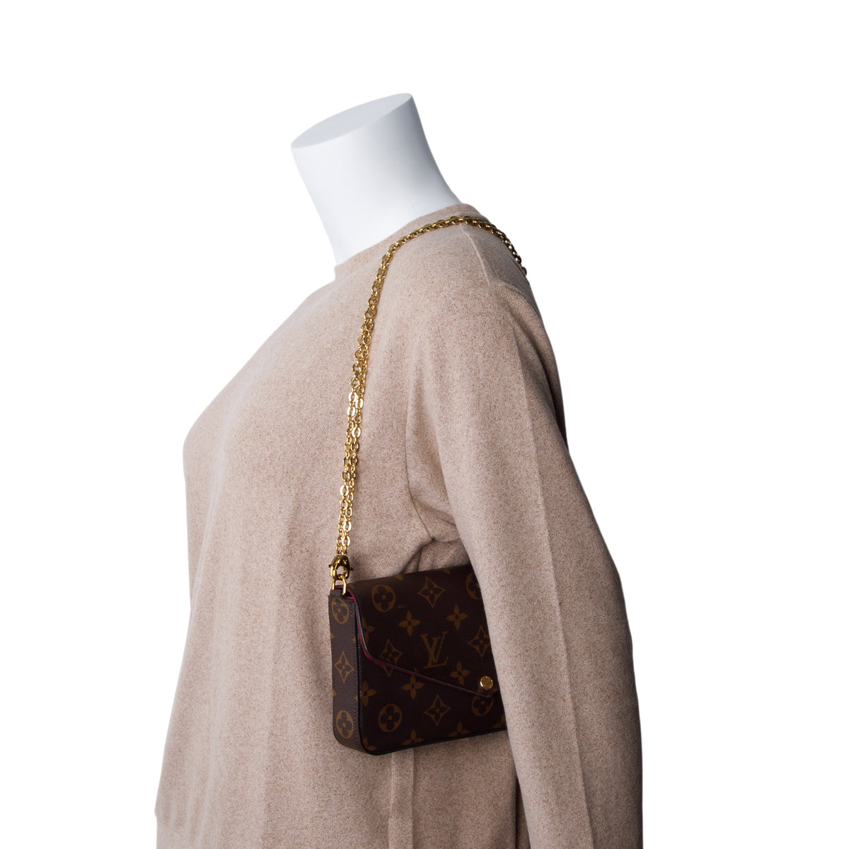 Louis Vuitton Monogram Pochette Felicie w/ Insert