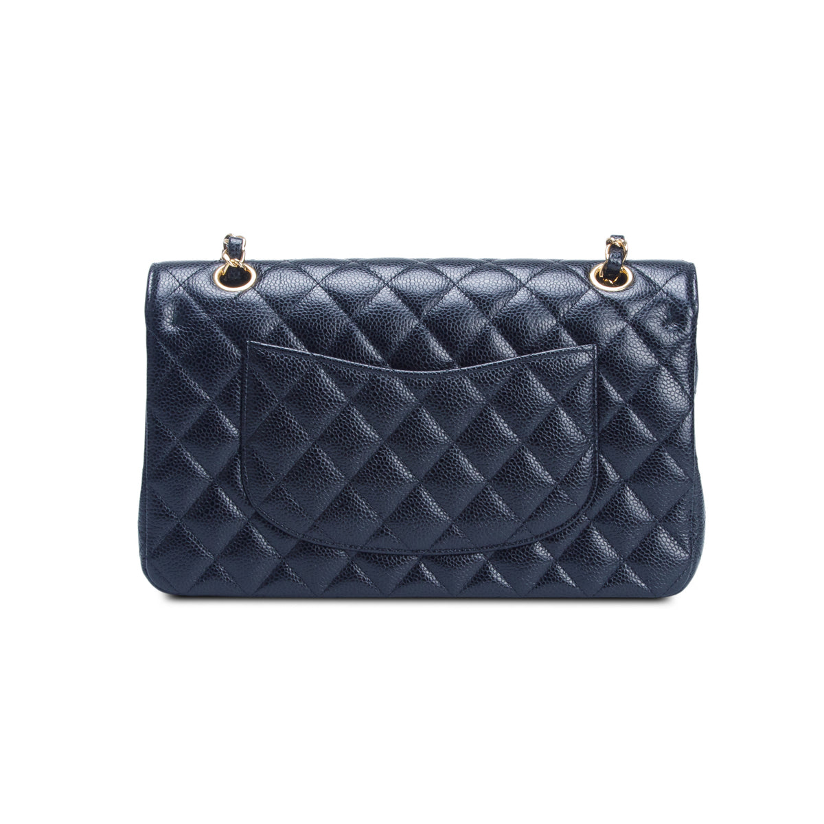 Chanel Black Caviar Quilted Medium Double Flap Bag w/ Box, Receipt & Authenticity Card