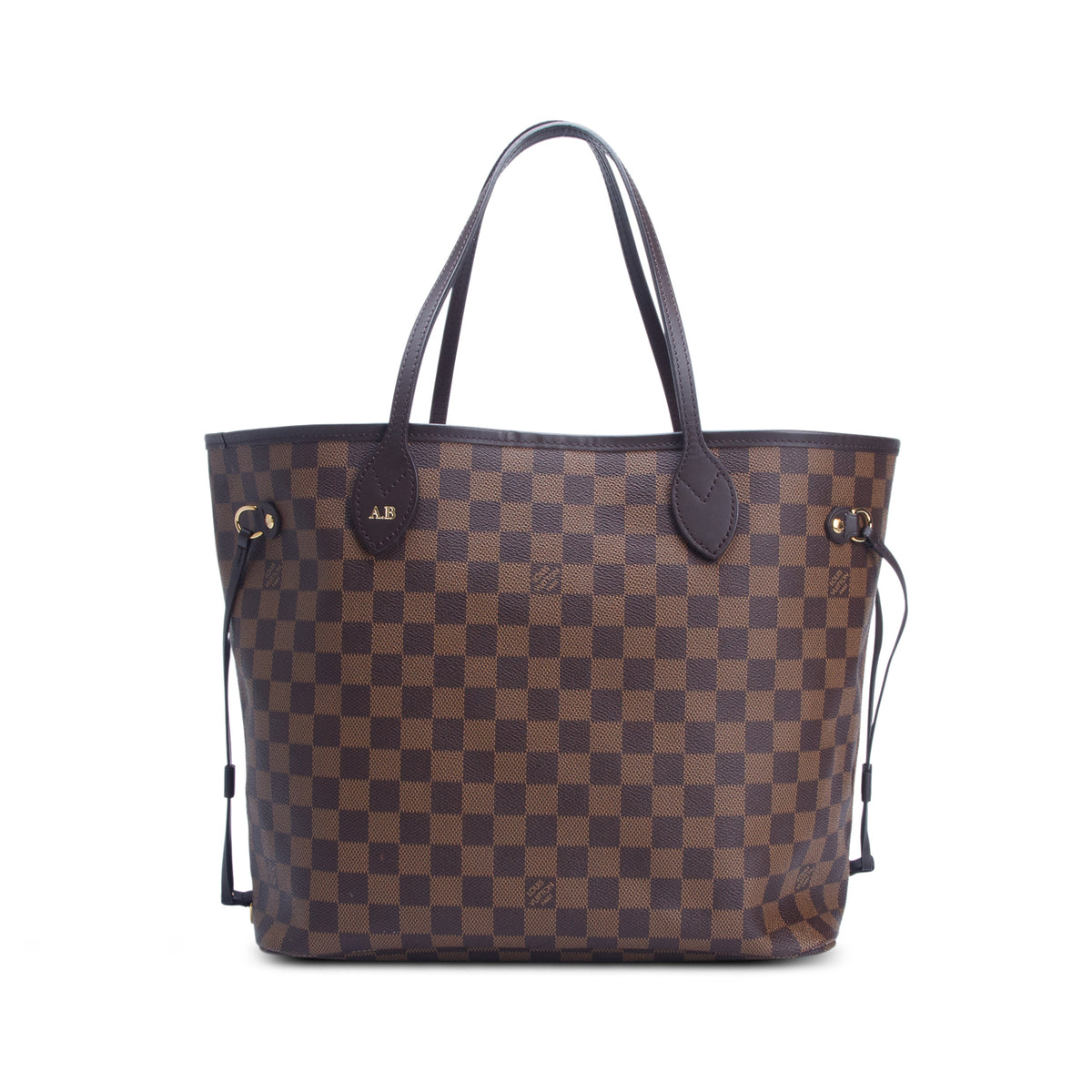 Louis Vuitton Damier Ebene Neverfull MM w/ Pouch