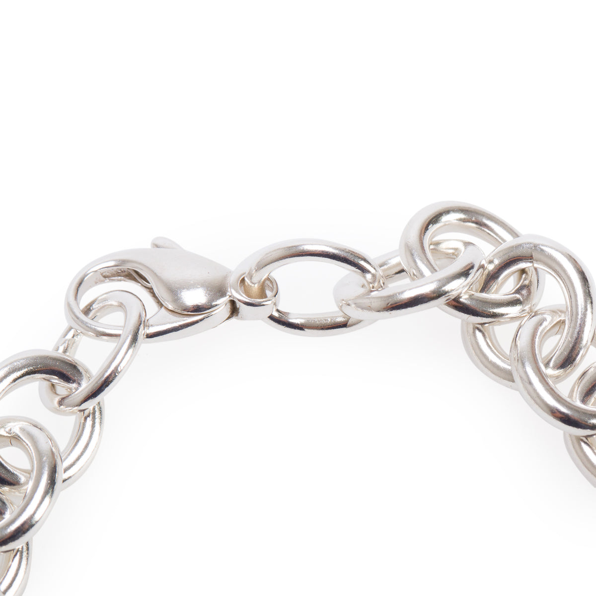Tiffany & Co. Sterling Silver Medium Round Link Bracelet