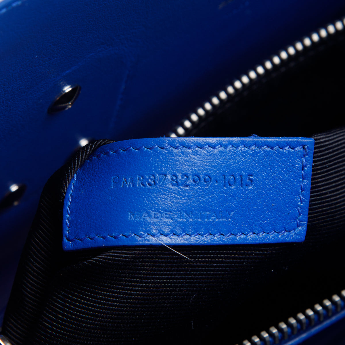 Saint Laurent Blue Crocodile Embossed Calfskin Leather Small Sac De Jour w/ Strap