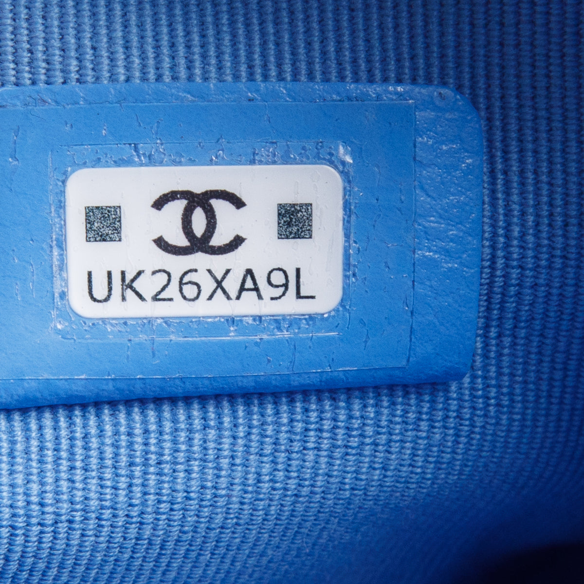 Chanel Blue Caviar Quilted O-Case