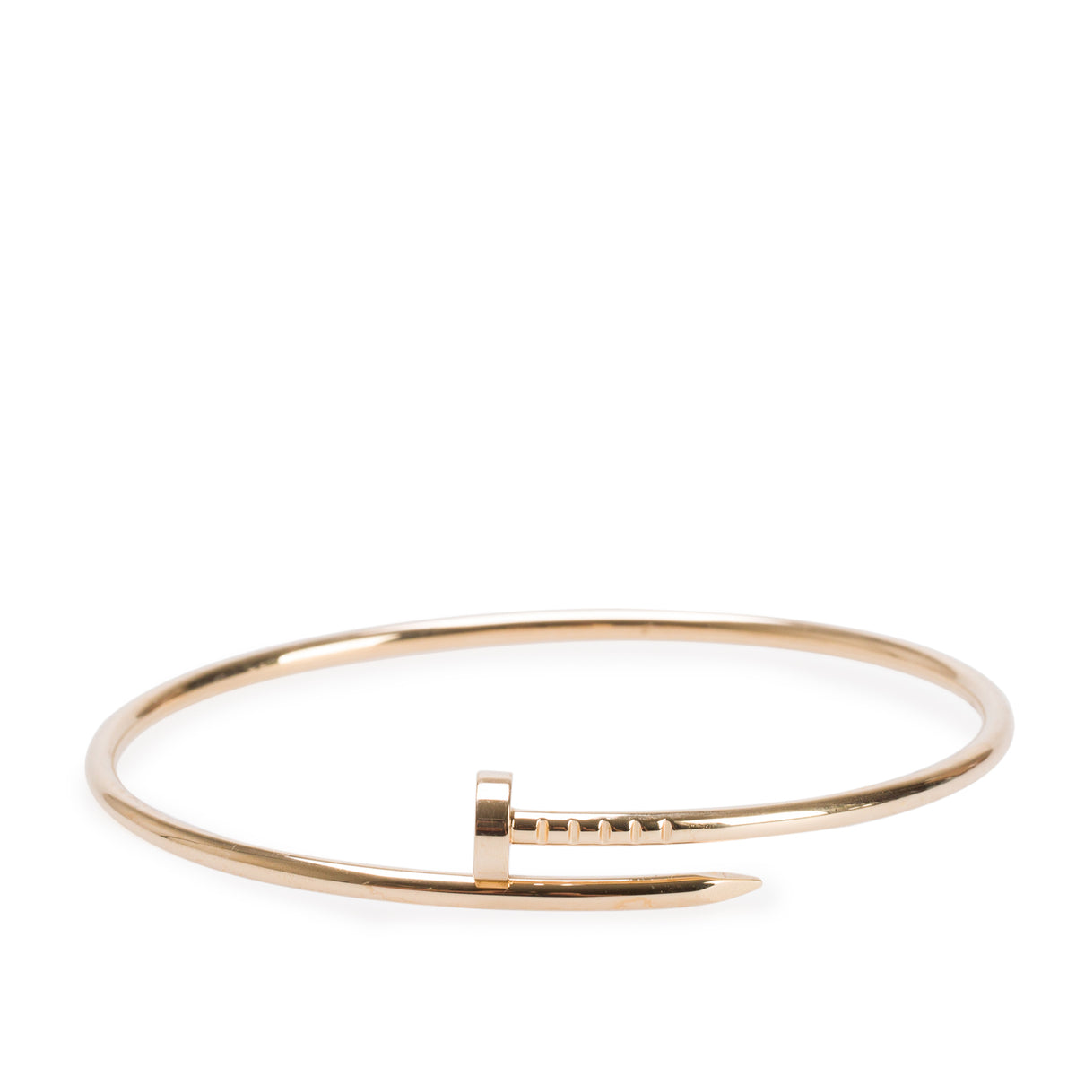 Cartier 2022 18k Yellow Gold Juste Un Clou Bracelet, Small Model Size 18 w/ Box & Certificate