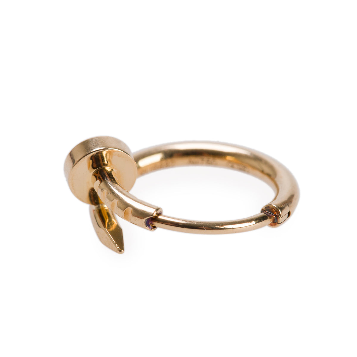 Cartier 18k Yellow Gold Juste un Clou Single Earring, Mini Model w/ Box, Receipt & Certificate