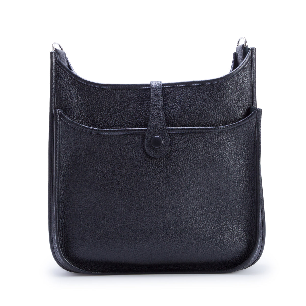 Hermes Noir Taurillon Clemence Evelyne III 29 Bag