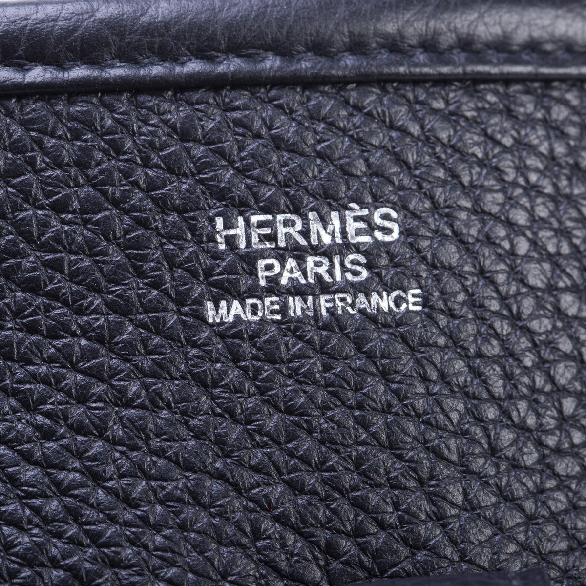 Hermes Noir Taurillon Clemence Evelyne III 29 Bag