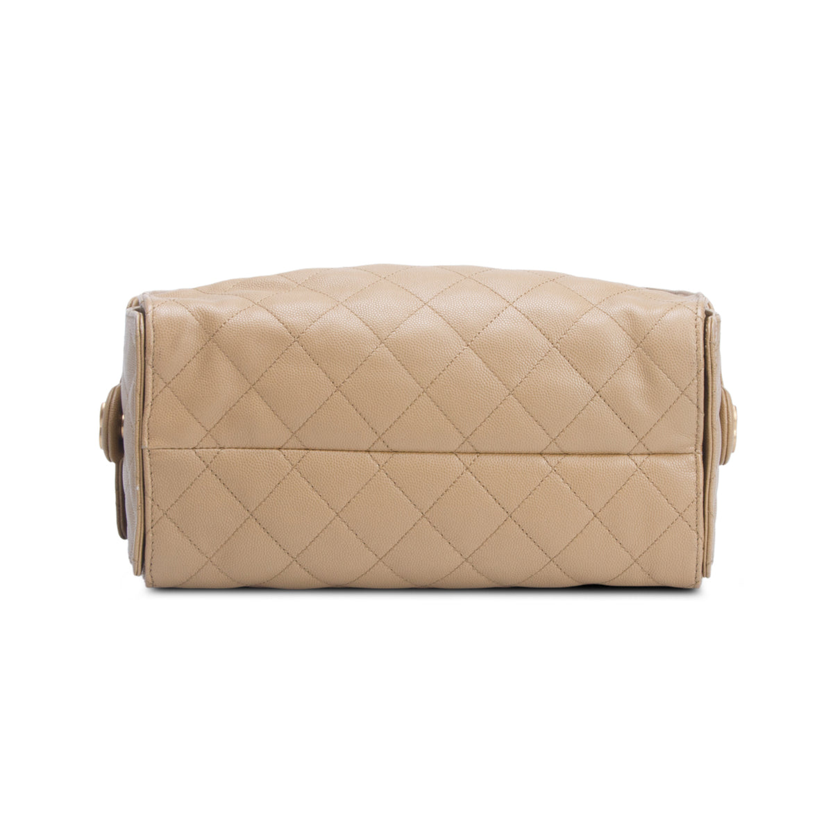 Chanel Brown Caviar Quilted Small Chanel 25 Handbag