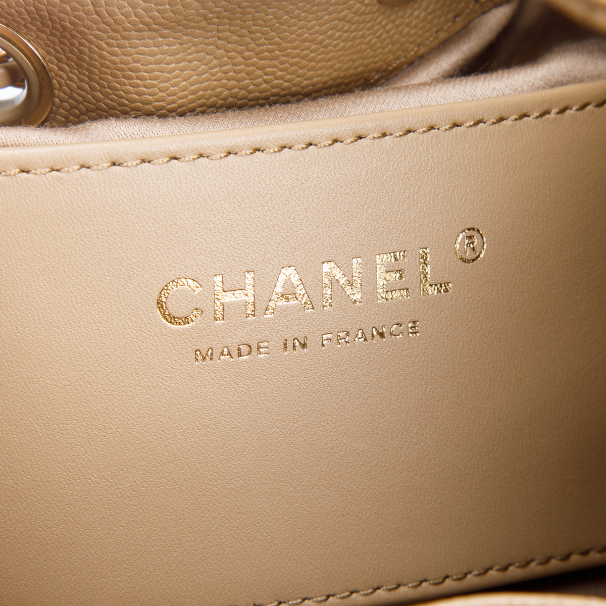 Chanel Brown Caviar Quilted Small Chanel 25 Handbag