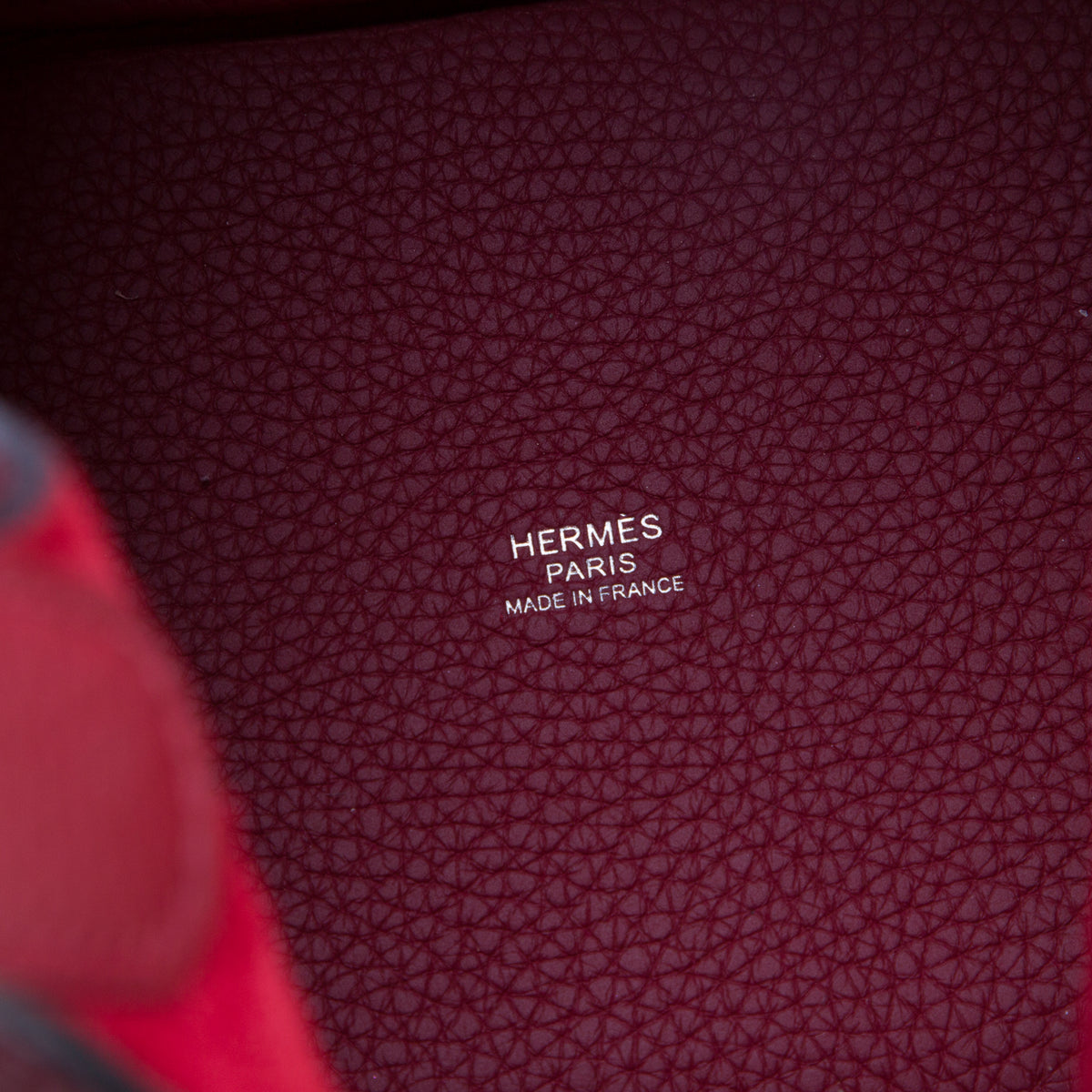 Hermes 2024 Rouge H Taurillon Clemence Picotin Lock 18