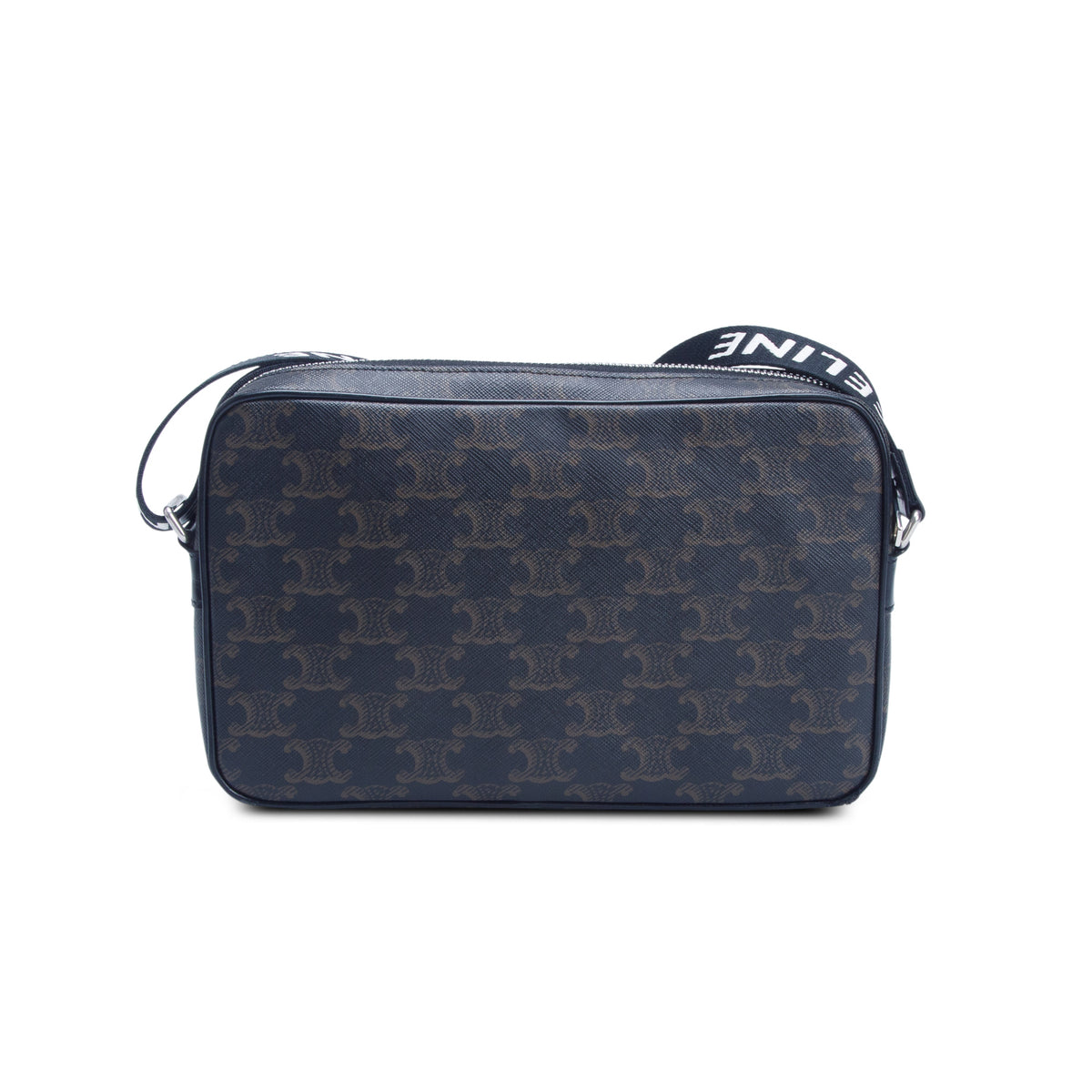 Celine 2024 Black Triomphe Messenger Bag