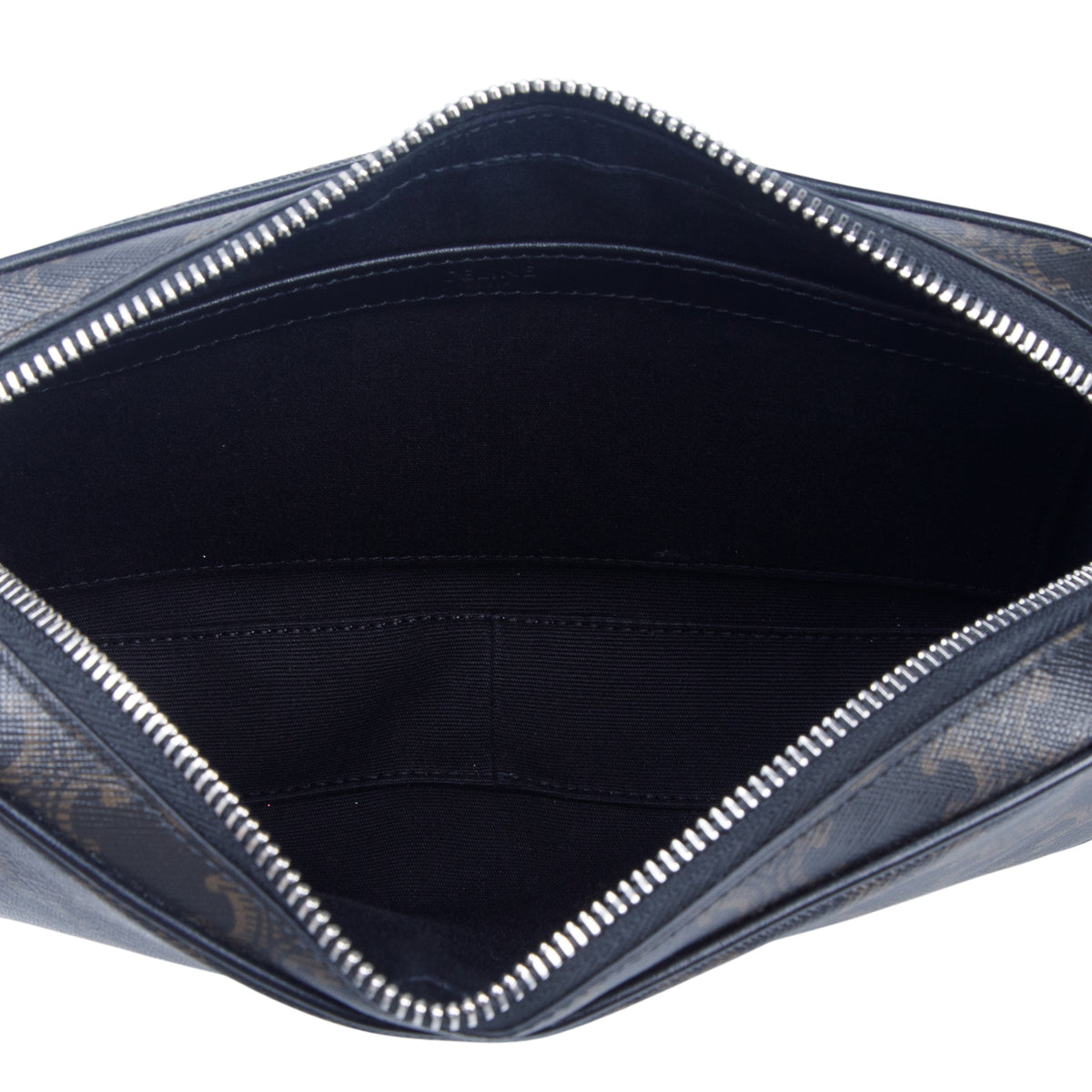 Celine 2024 Black Triomphe Messenger Bag