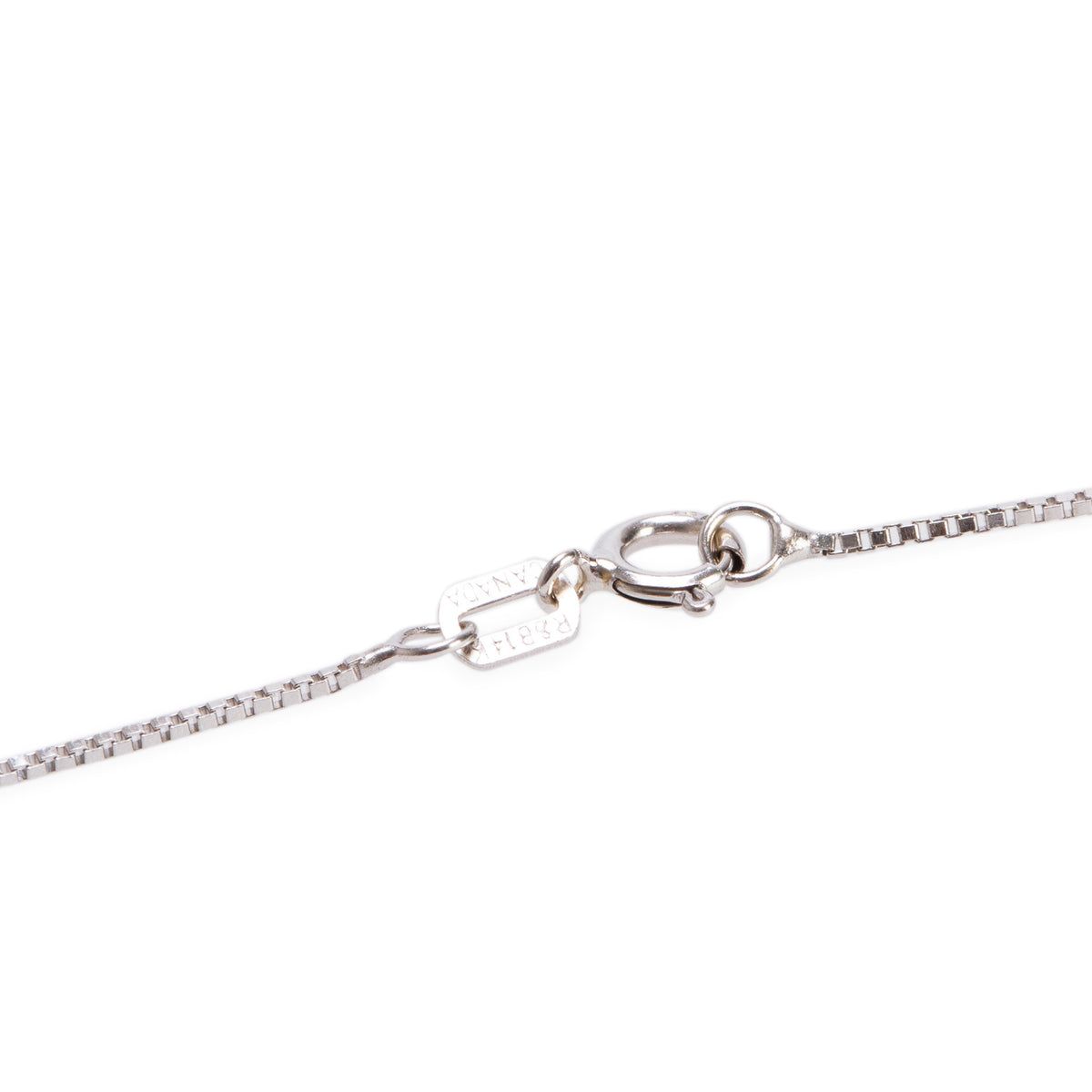 14k White Gold 0.59 ct. Round Cut Bezel Set Diamond Solitaire Pendant Necklace