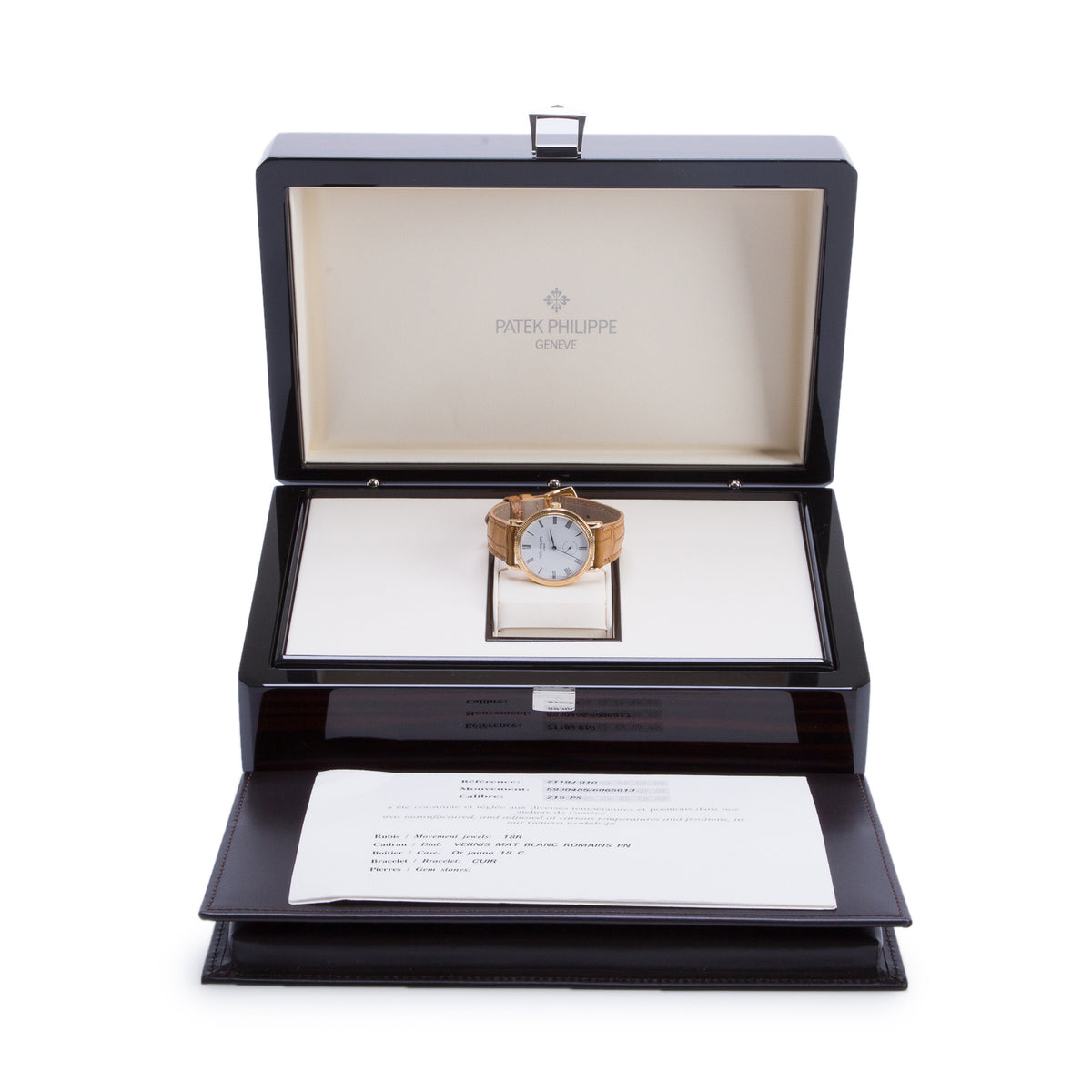 Patek Philippe 18k Yellow Gold Calatrava 31 MM Manual Watch White Dial 7119J-010 w/ Box & Papers