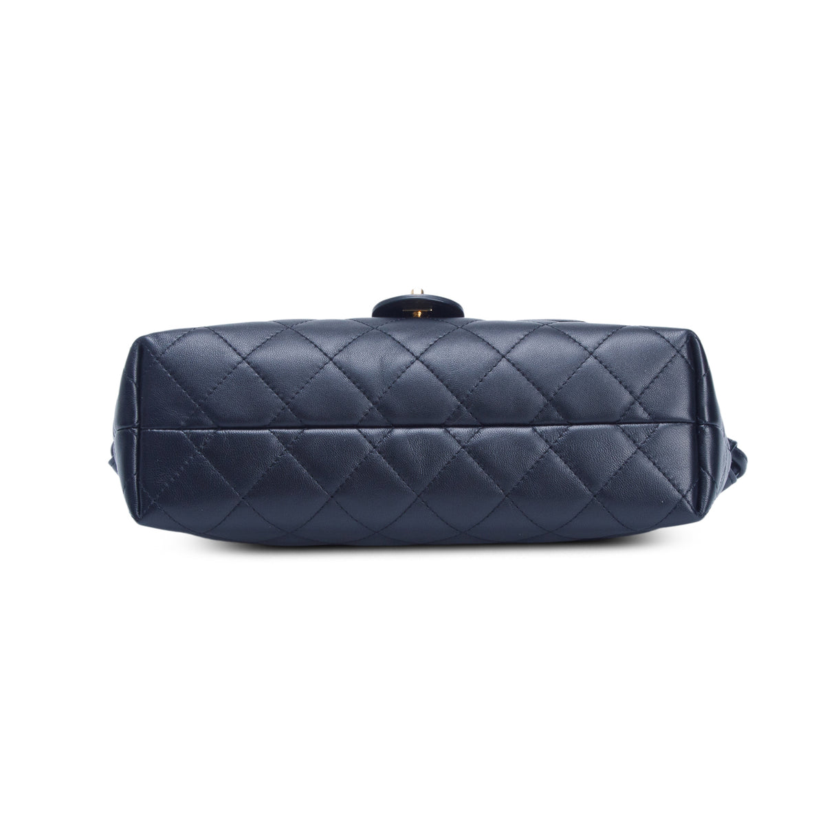 Chanel Black Lambskin Drawstring Clutch w/ Box