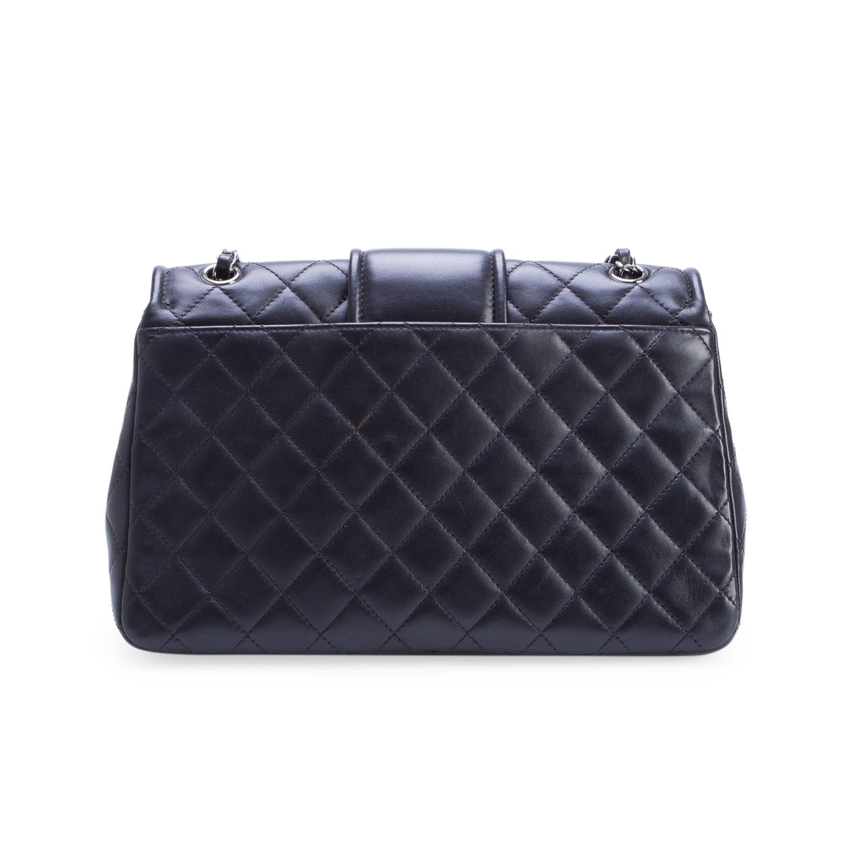 Chanel Black Lambskin Quilted Elementary Chic Flap Bag