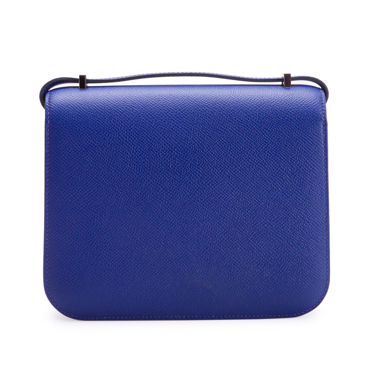 Hermes Bleu Electrique Epsom Leather Mini Constance III 18 w/ Box & Receipt