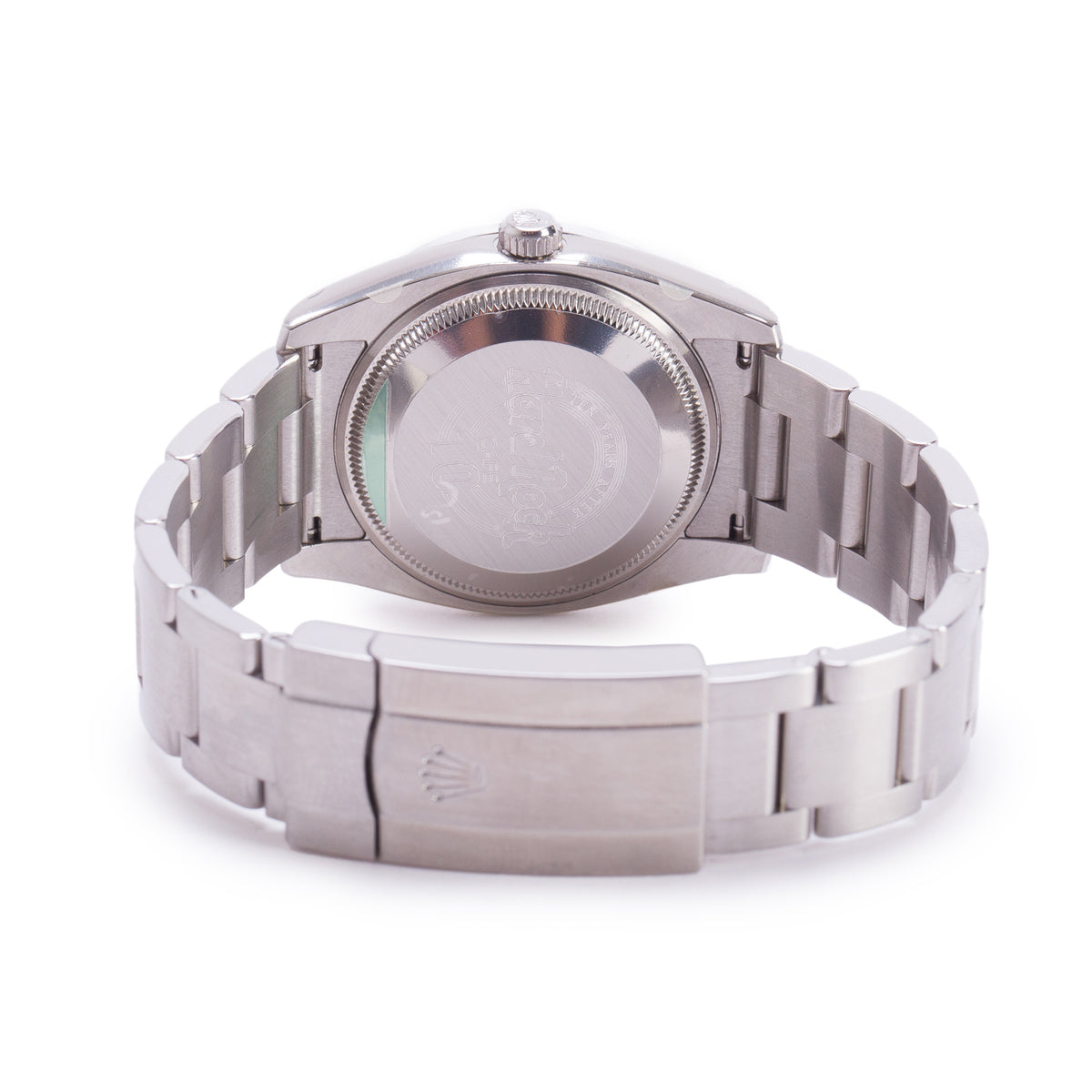 Rolex Stainless Steel Oyster Perpetual Air King 34 MM Automatic Watch Silver Dial 114200 w/ Box & Papers