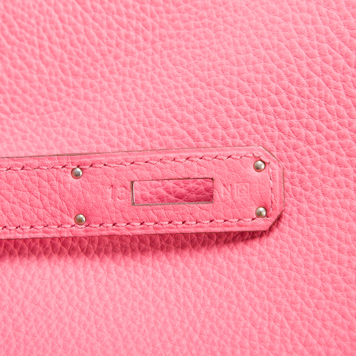 Hermes Rose D'Ete Taurillon Clemence Kelly II Retourne 32 w/ Strap