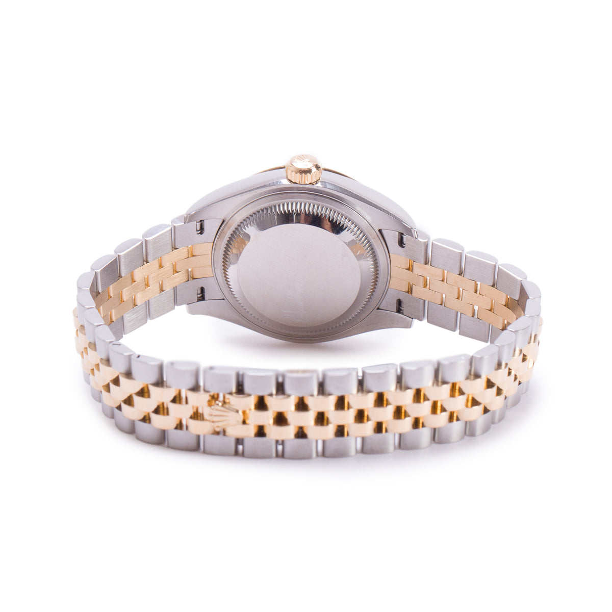 Rolex 2021 Stainless Steel & 18k Yellow Gold Lady-Datejust 28 MM Automatic Watch Silver Diamond Dial 279173 w/ Box & Papers