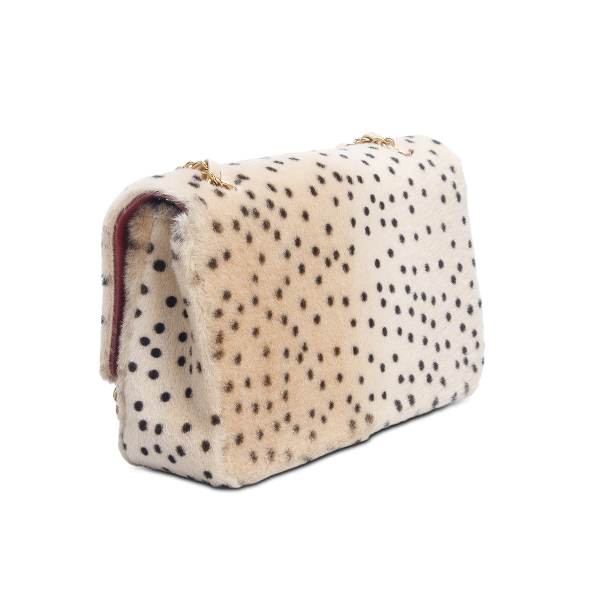 Chanel 2026 Pony Hair Cheetah Printed Creative Fabrics Flap w/ Box