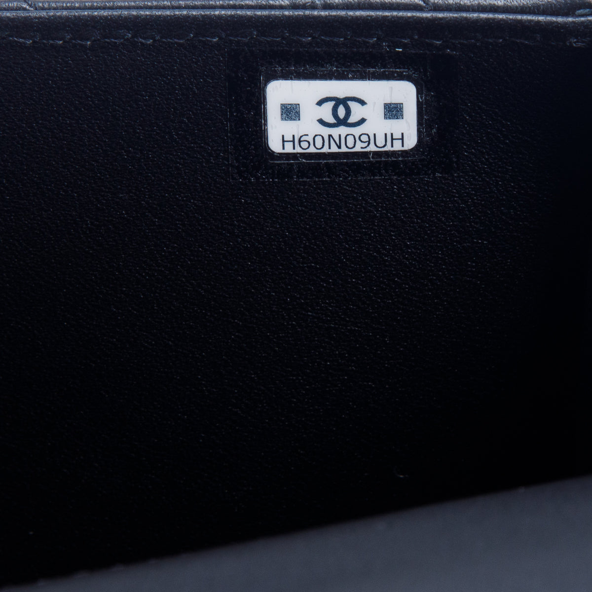 Chanel 2026 Black Lambskin Top Handle East West Flap w/ Box, Receipt & Strap