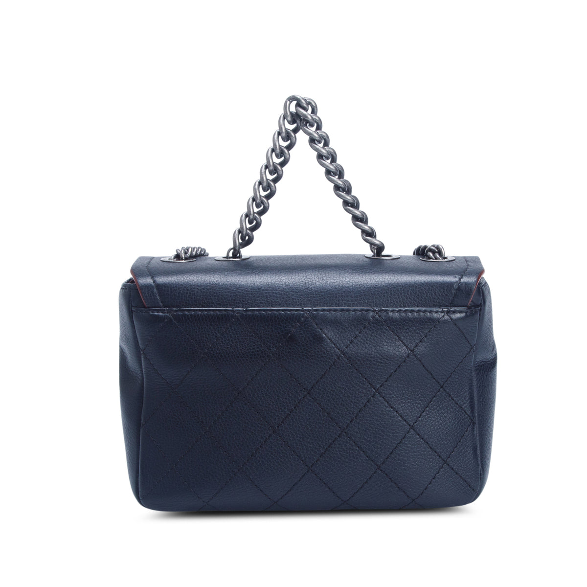 Chanel Black Grained Calfskin Archi Chic Flap