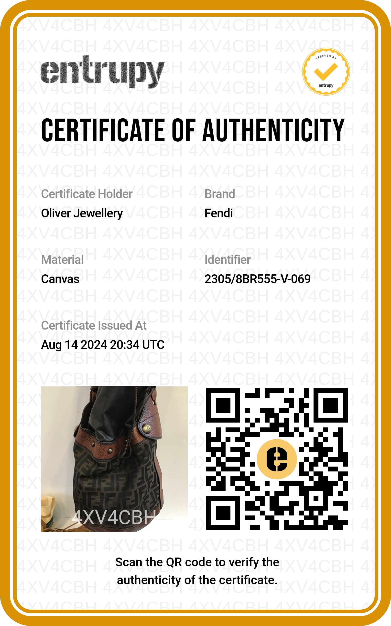 Fendi Brown FF Zucca Canvas Brown Leather Trim Large Palazzo Drawstring Bucket Bag