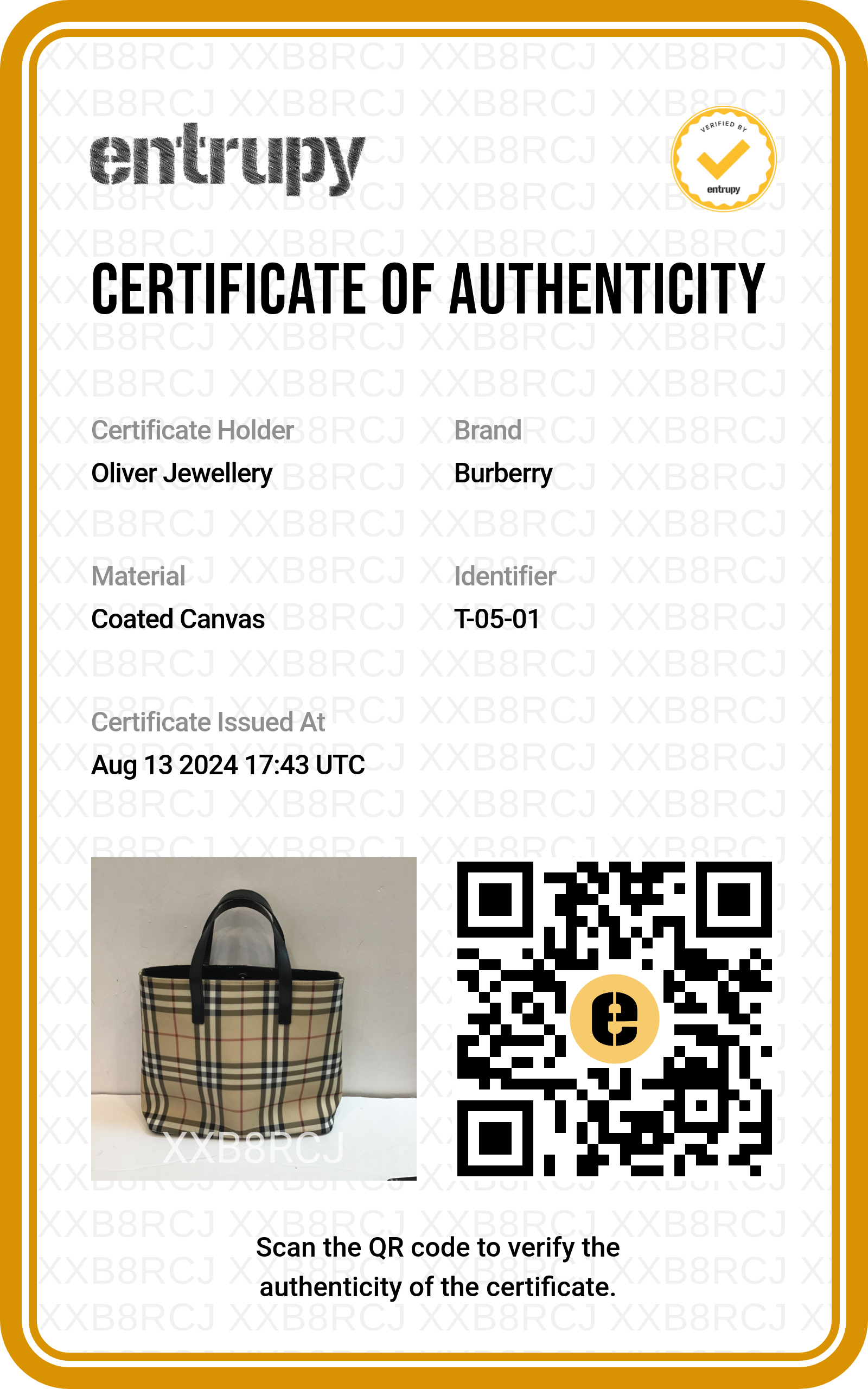 Burberry Nova Check Medium Tote