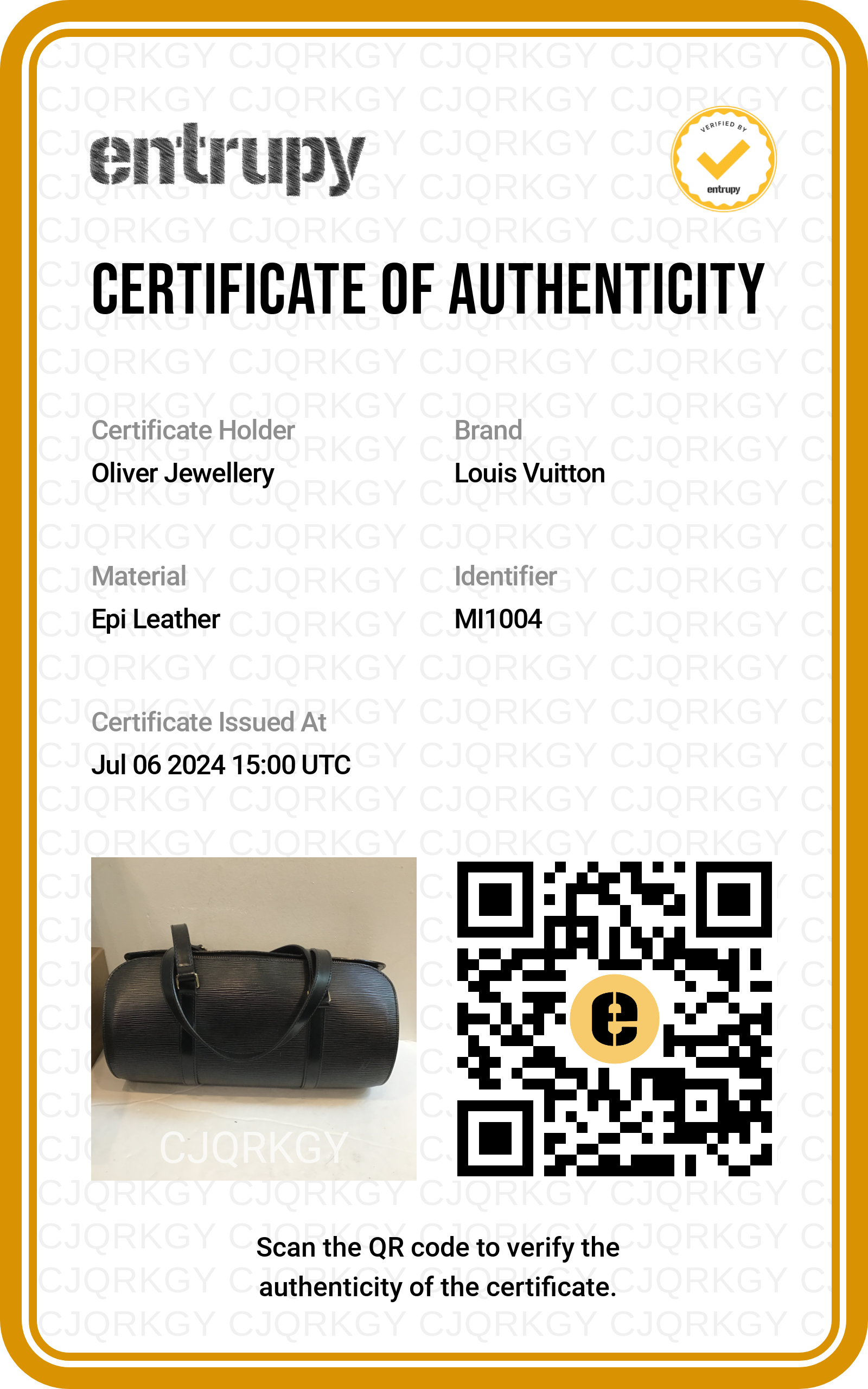 Louis Vuitton Black Epi Leather Papillon 30 w/ Pochette