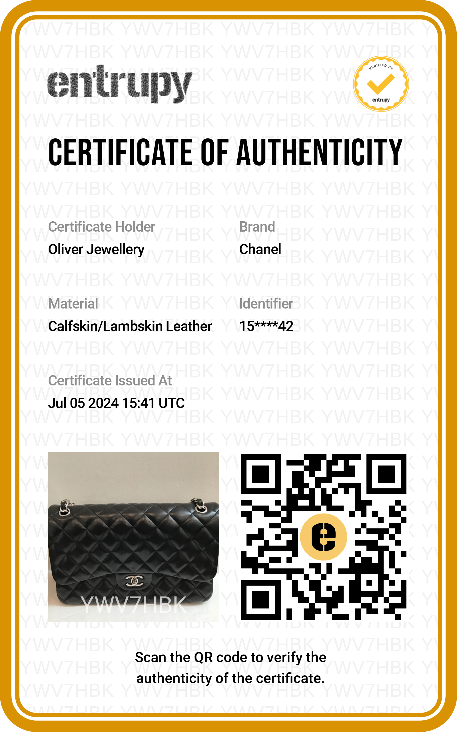 Chanel Black Lambskin Classic Jumbo Double Flap Bag