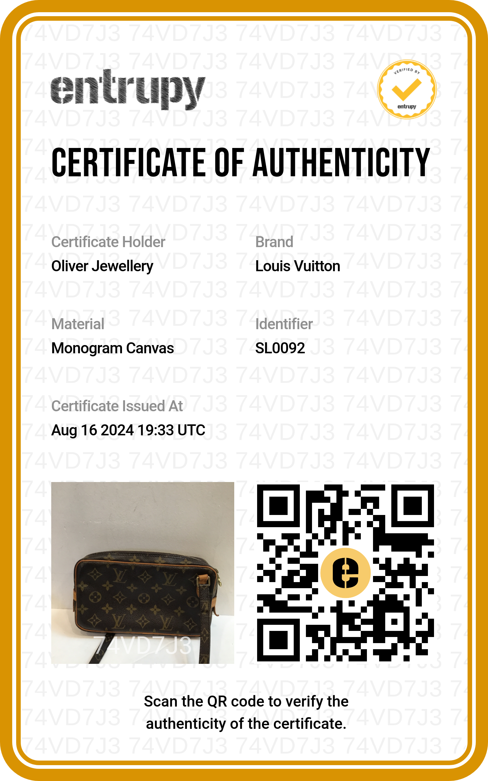 Louis Vuitton Monogram Marly Pochette Bandouliere