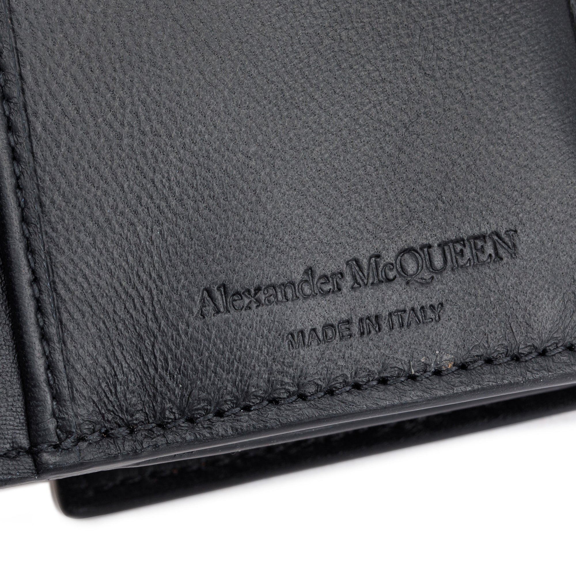 Alexander McQueen Brown Leather Skull Continental Wallet w/ Box