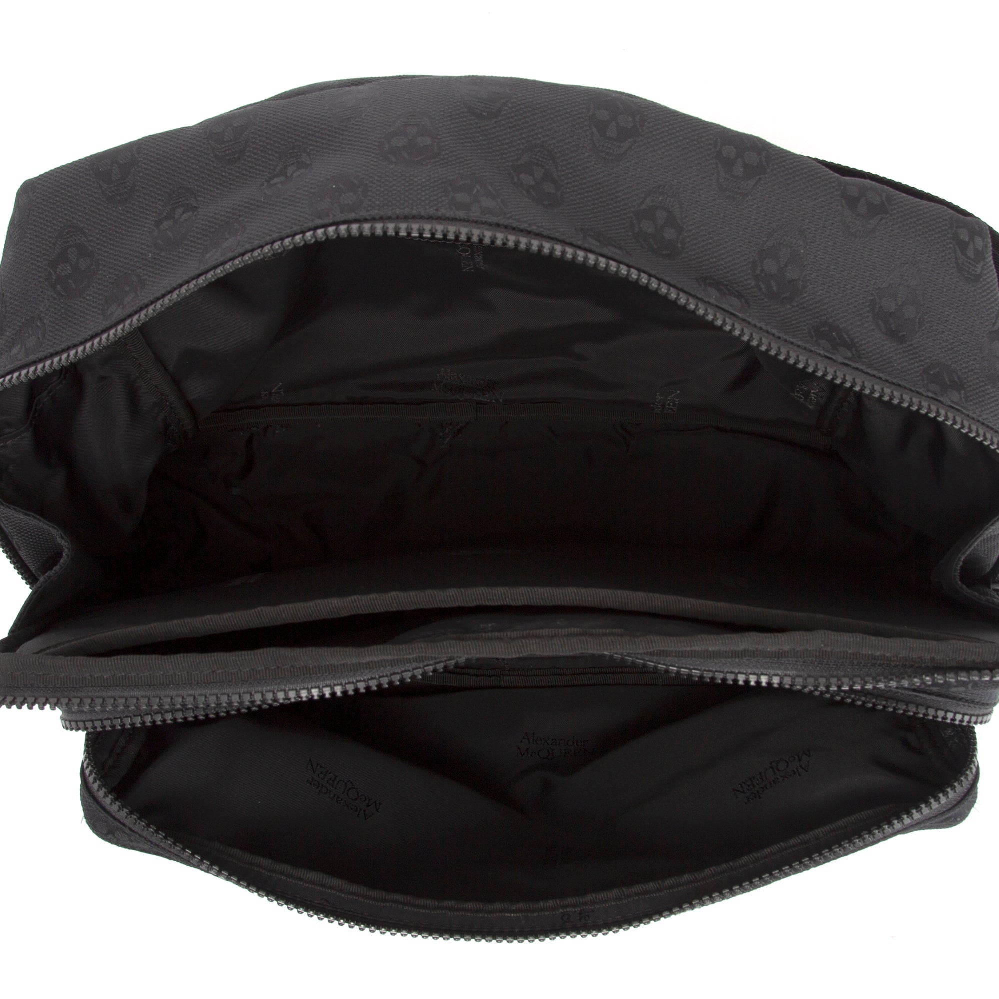 Alexander McQueen Skull Canvas Jacquard Messenger Bag